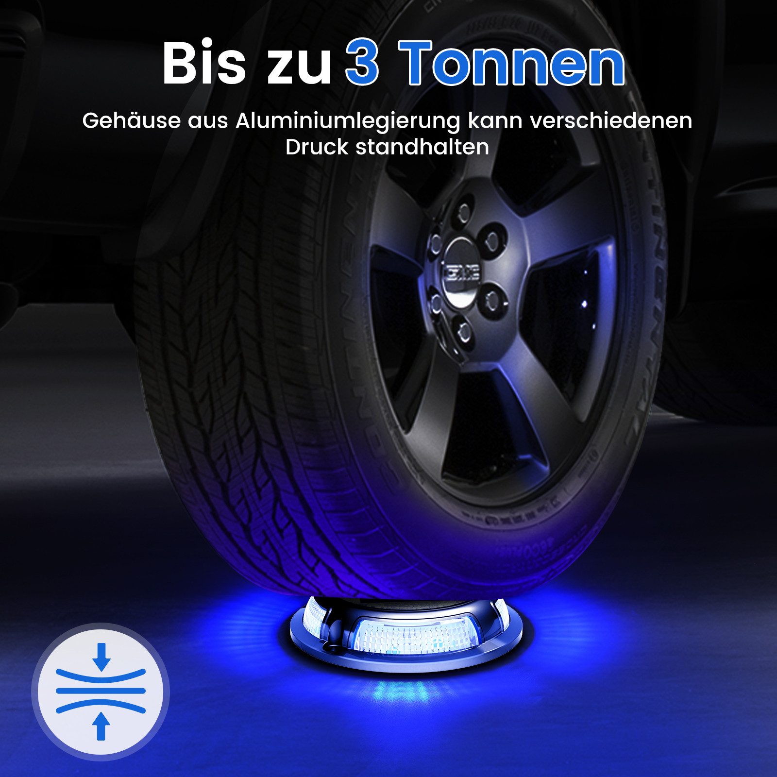 Quntis LED Solarleuchte 4/8 Stück Solarlampen Außen/draußen, Dimmbar Gartenleuchte für Terasse, Solarbetrieben, Automatisches Ein/Aus, Langlebige LEDs, LED fest – Bild 4 von 5