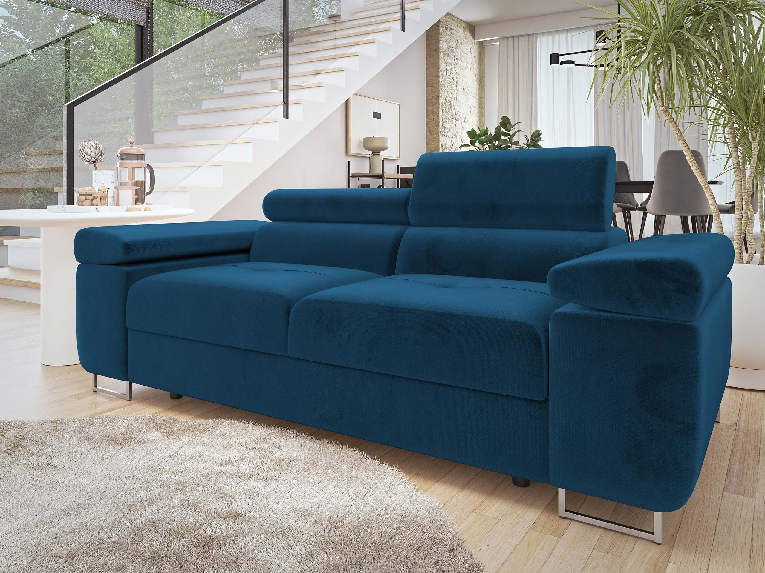 MIRJAN24 Sofa Torezio 2, Einstellbare Kopfstützen, 198x102x70-90 cm günstig online kaufen