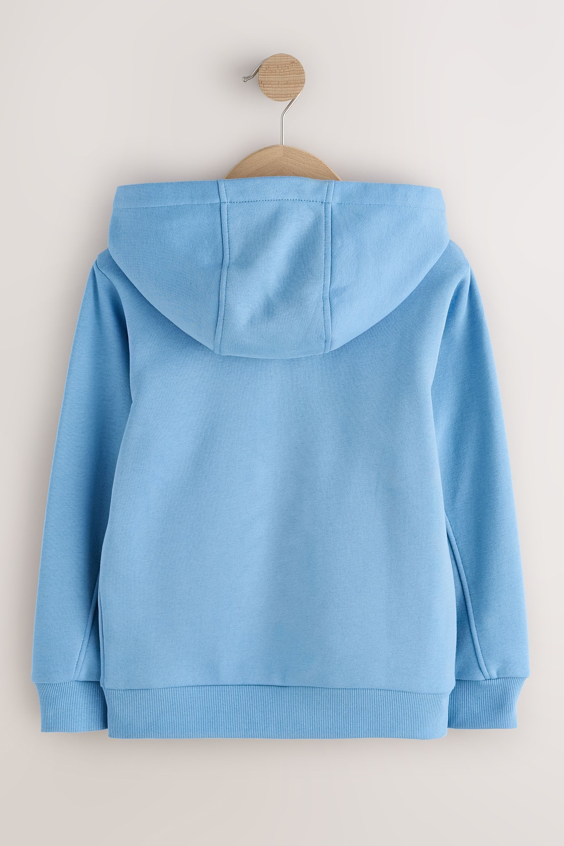 Next Hoodie Einfarbige Kapuzenjacke mit Reißverschluss (1-tlg)