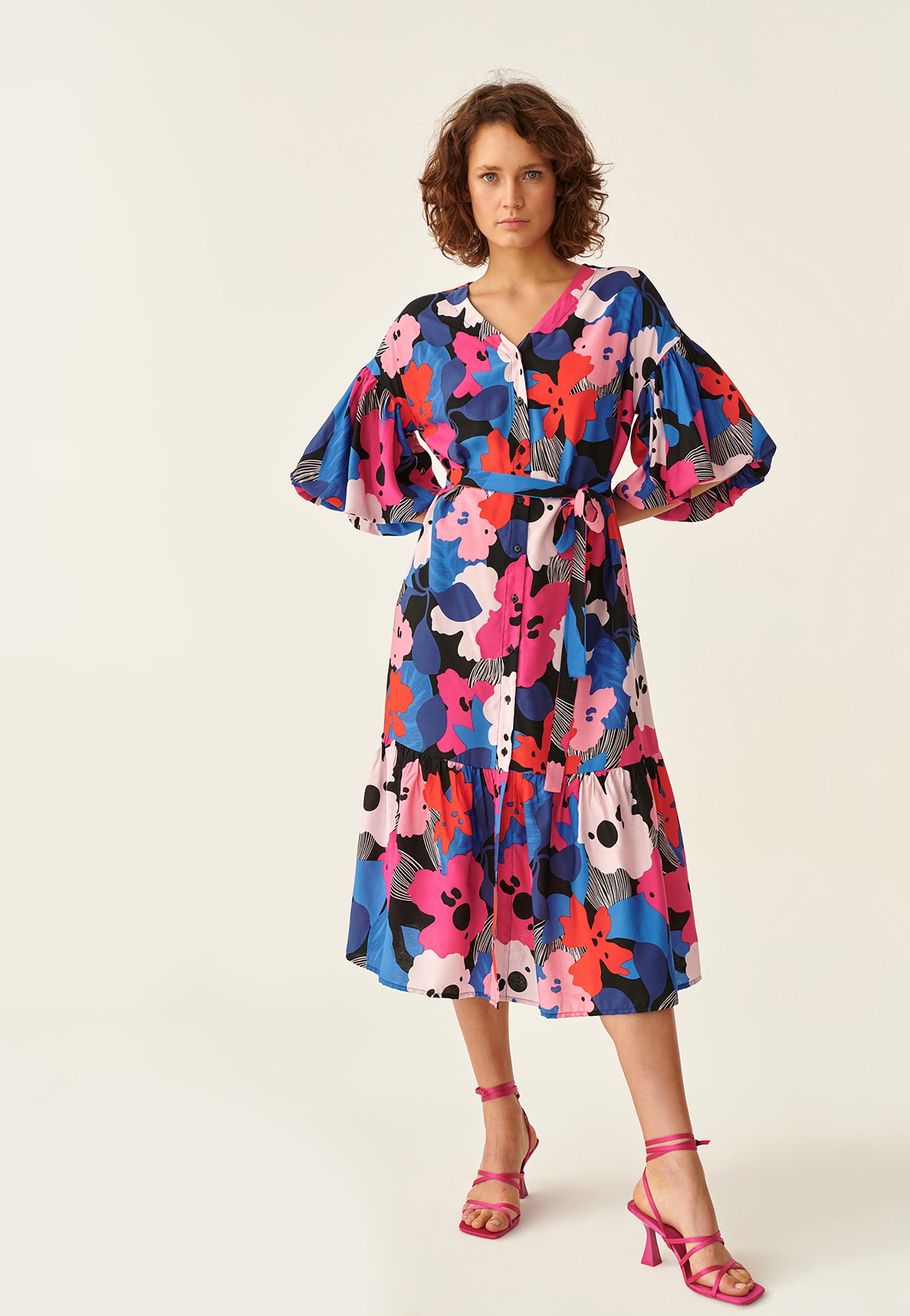 TATUUM Midikleid Bedrucktes Damenkleid Cloti
