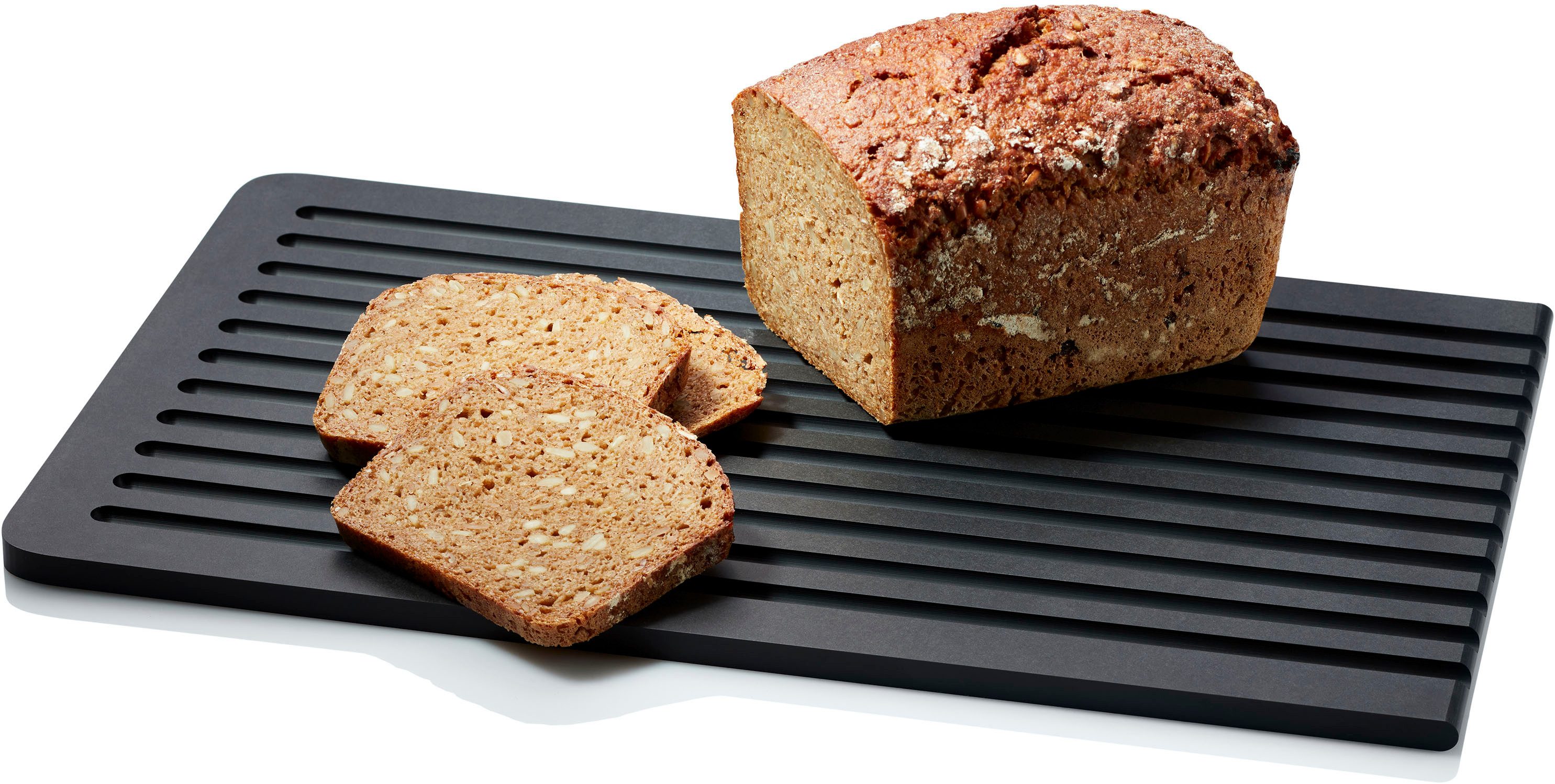 Continenta Brotschneidebrett, Kunststoff, (1-St), BAND, Duracore schwarz 38,5x23,5x0,9