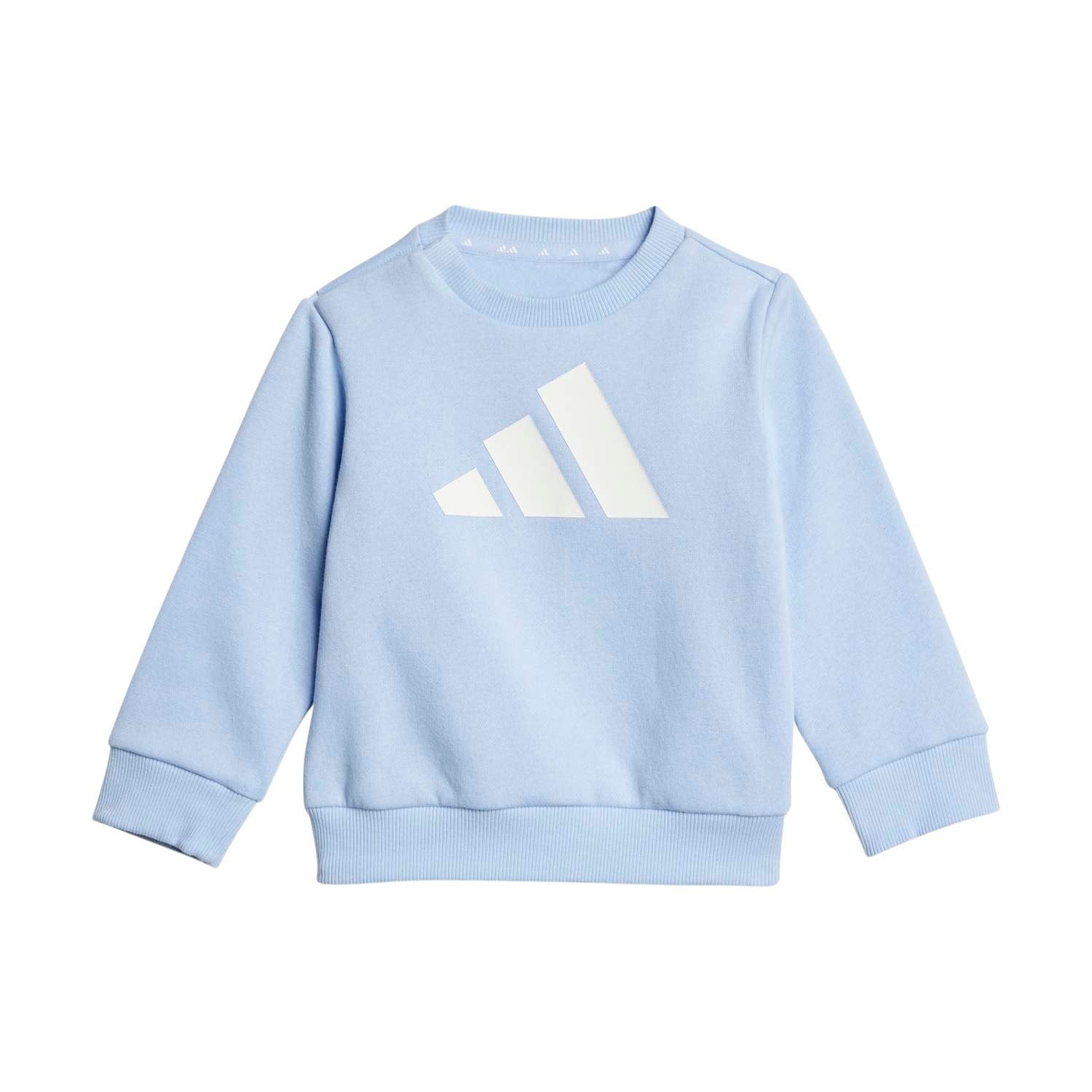 adidas Performance Jogginganzug Essentials 240 (Baumwolle-Mischung) hellblau/royalblau Kleinkinder