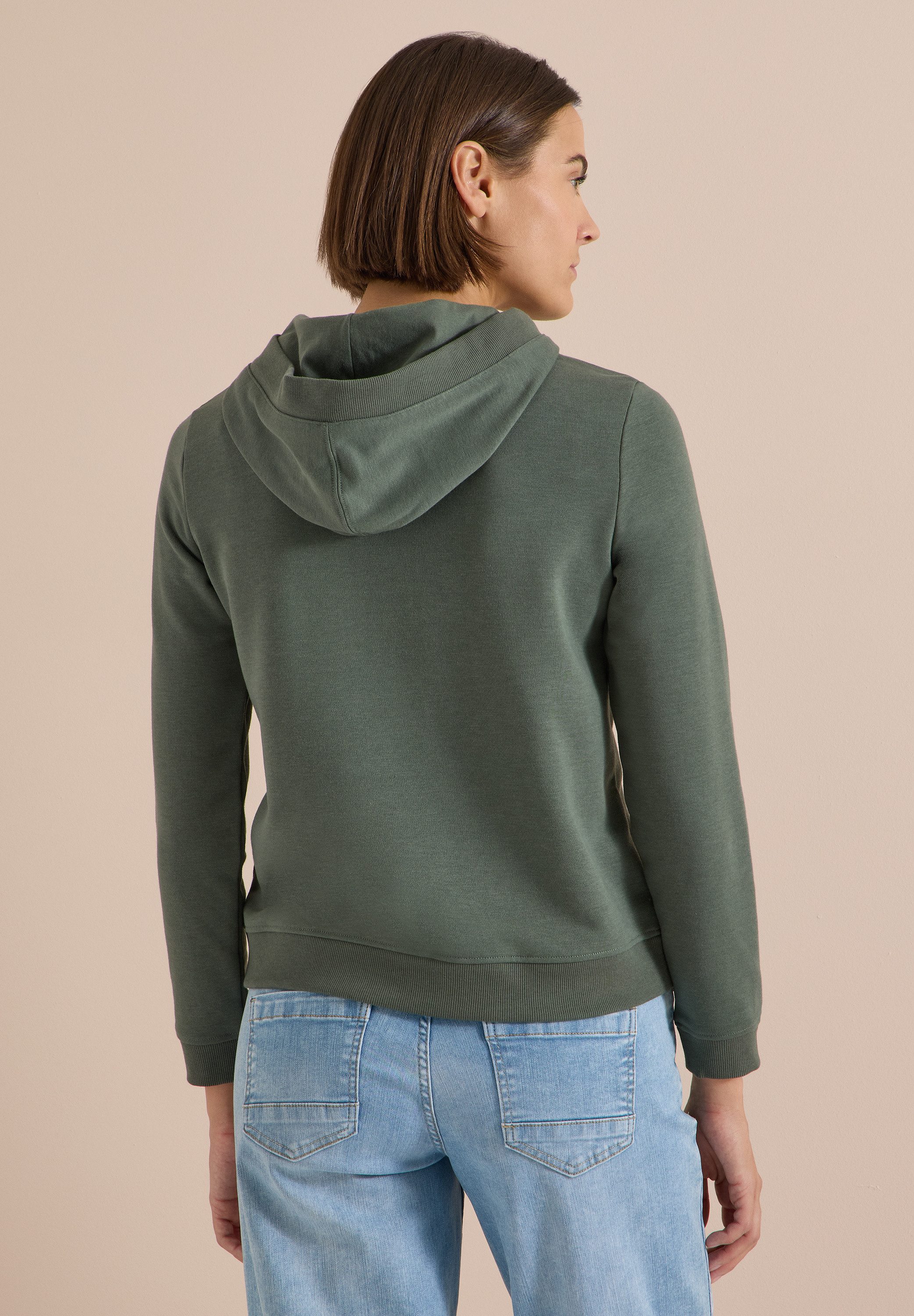 CECIL Sweatshirt mit Rippstrick