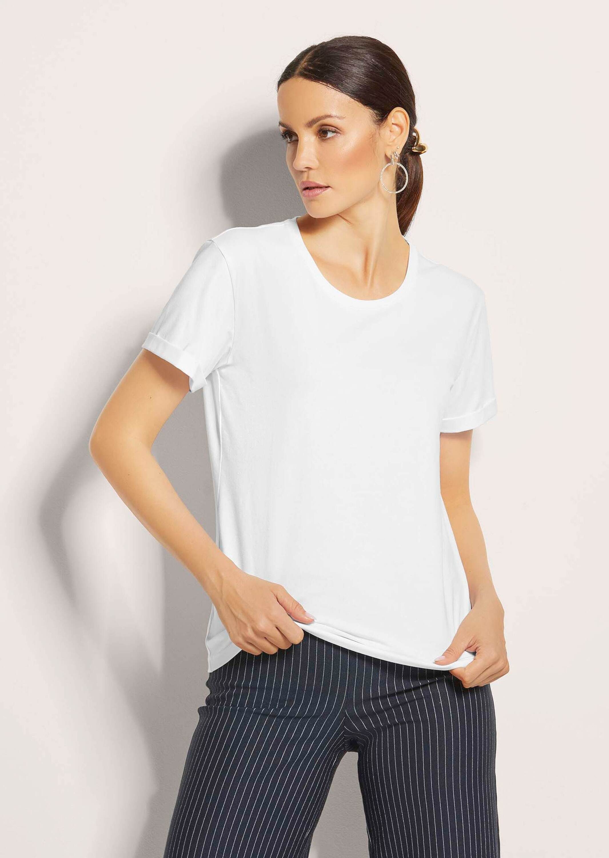 MADELEINE Kurzarmshirt Rundhals-Shirt günstig online kaufen