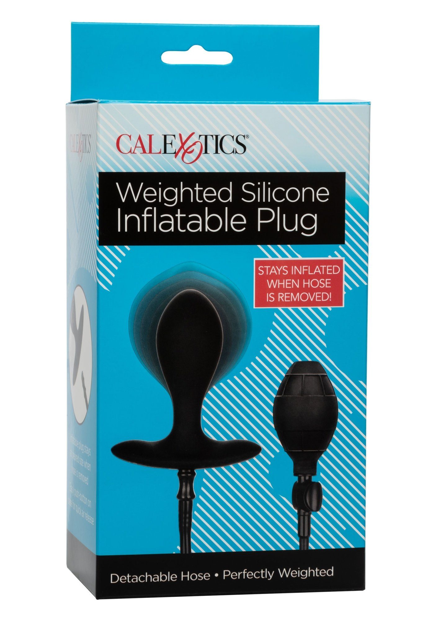 Calexotics Inflatable Silikon aufblasbar Plug mit Pumpe Analplug