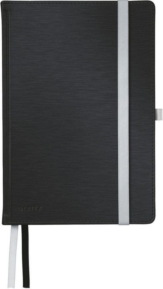 Thumbnail - LEITZ Notizbuch Notizbuch Style A5 80 Blatt 100g/qm kariert satin schwarz