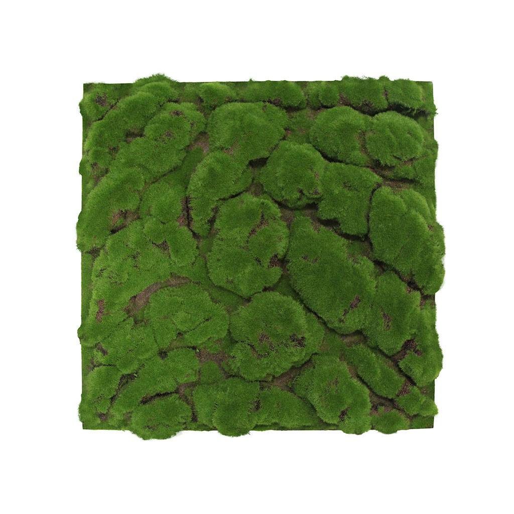 JANGAL 3D Wandpaneel Modular Wall, 520 x 520 mm, Design Moos, Grün