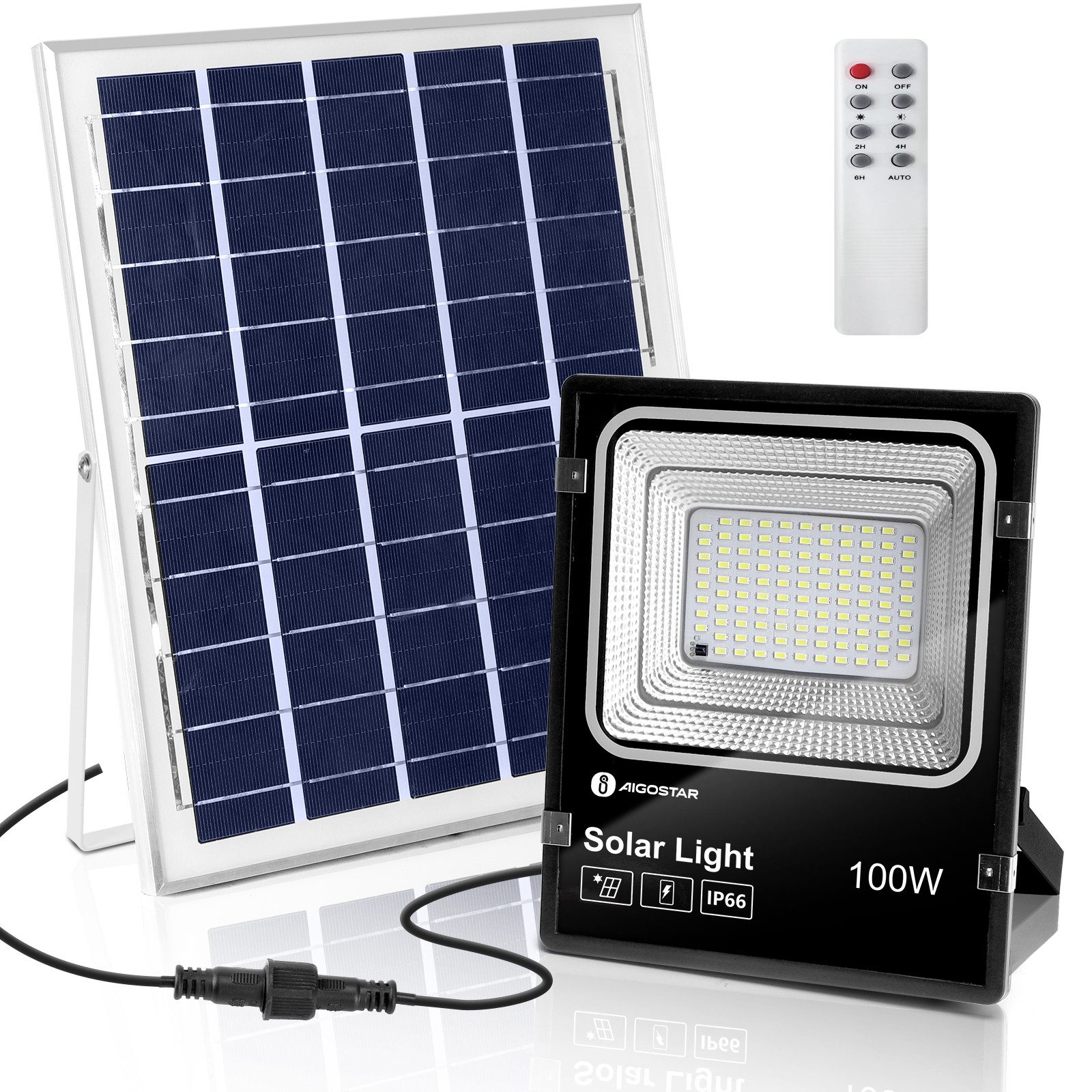 Aigostar Flutlichtstrahler Solar LED Strahler Außen,Superhelles günstig online kaufen