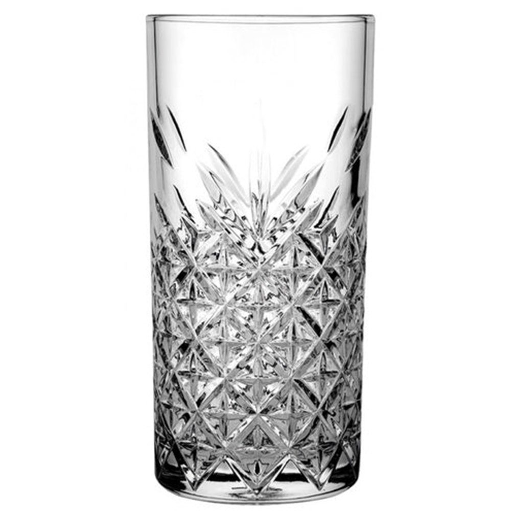 Pasabahce 52820 Longdrink Glas „Timeless“ im Kristall-Design 6er Set 