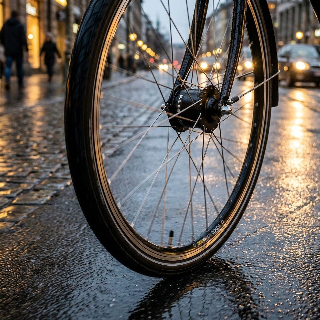 BikeParts Laufrad Bike-Parts Laufrad Vorderrad 28x1.75 Zoll Nabendynamo DH-C3003schwarz