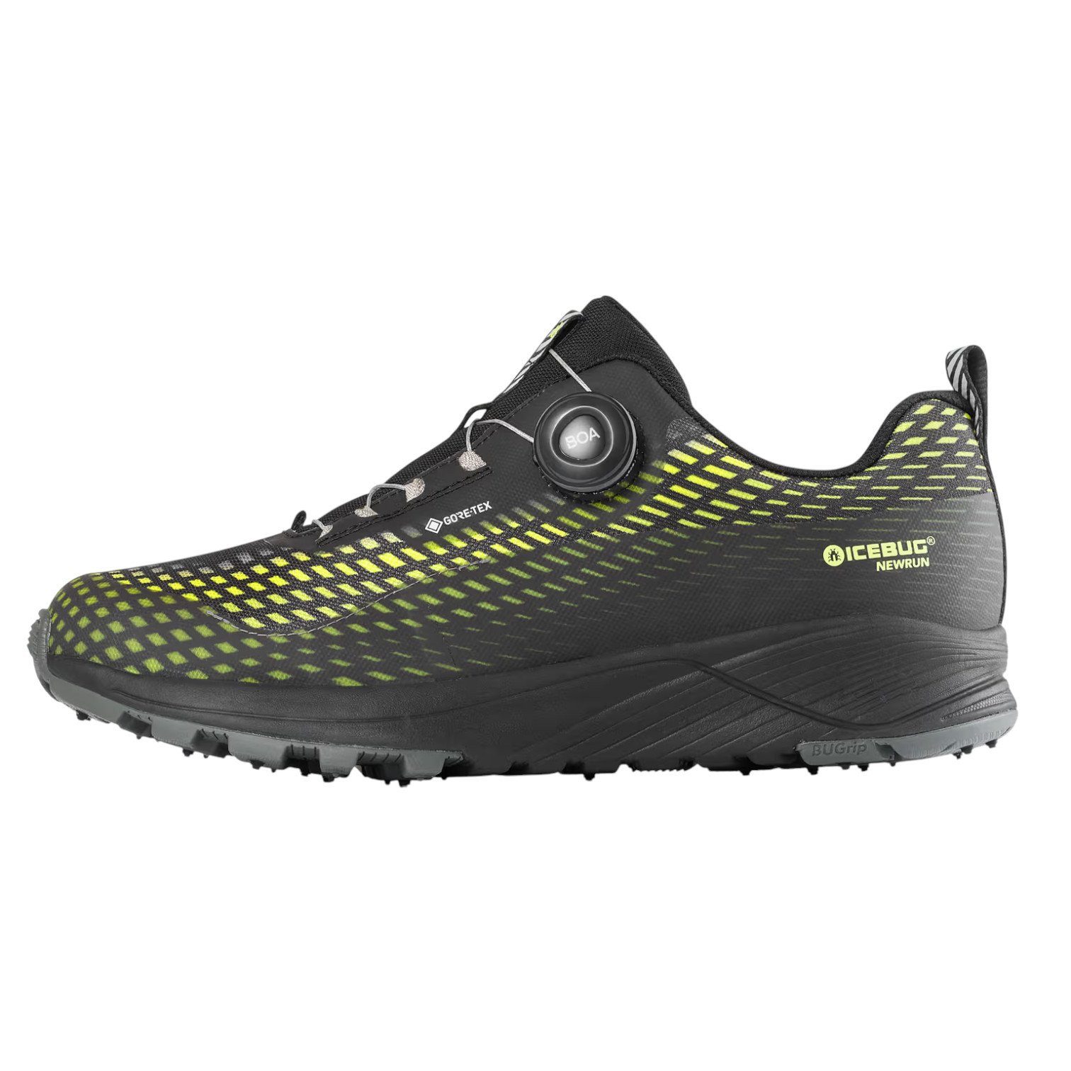 Icebug NewRun BUGrip GTX (BOA® Fit System, wasserdicht, mit Spikes) Laufschuh