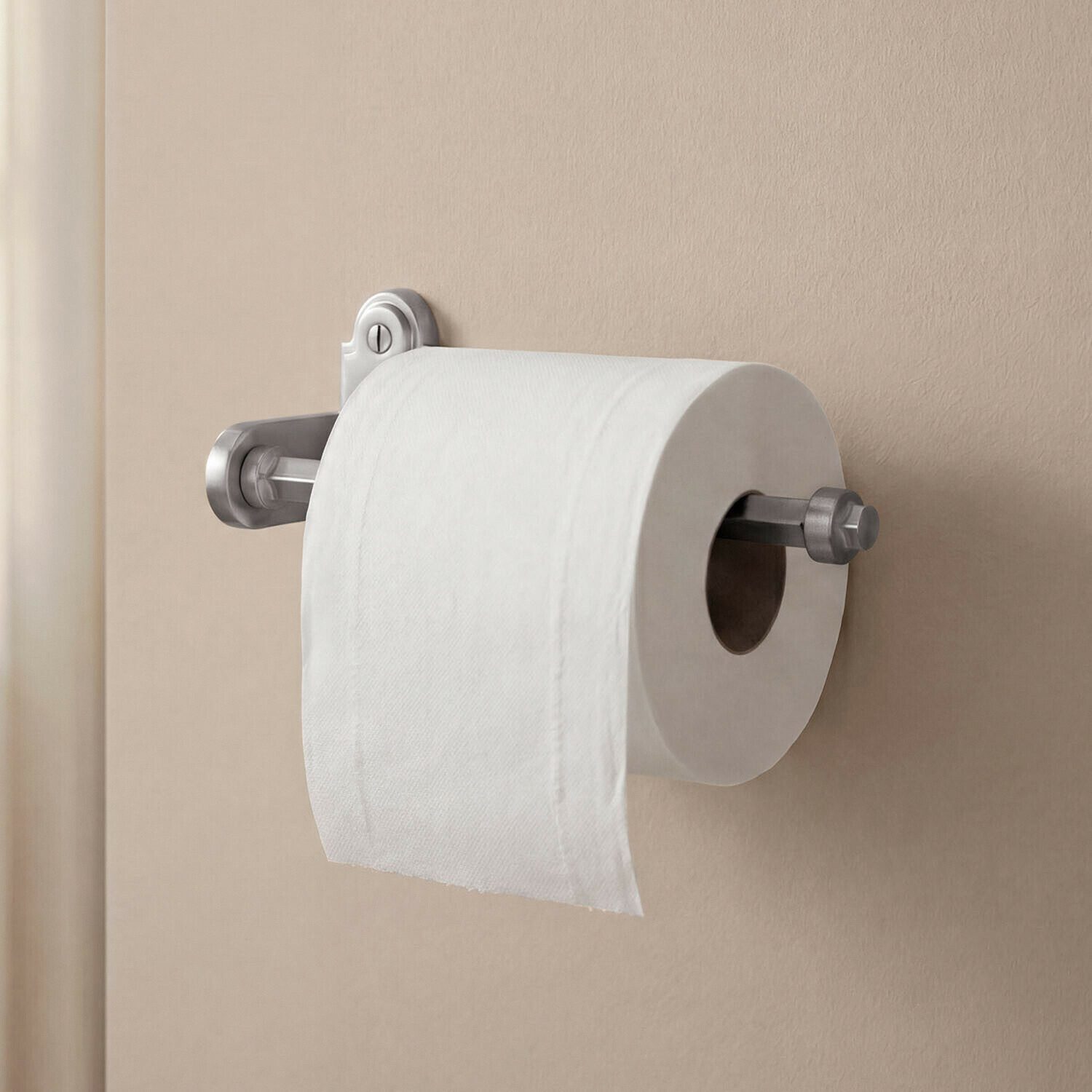 Mirabeau Badaccessoire-Set Toilettenpapierhalter Virellane silber