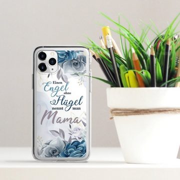 DeinDesign Handyhülle Muttertag Mama Blumen Engel Mama Blumen, Apple iPhone 11 Pro Silikon Hülle Bumper Case Handy Schutzhülle
