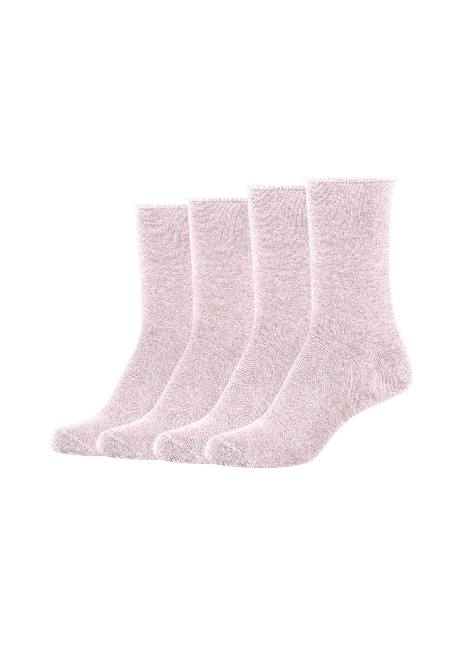 Spezial s.Oliver Socken rosé 4er Socken Pack melange