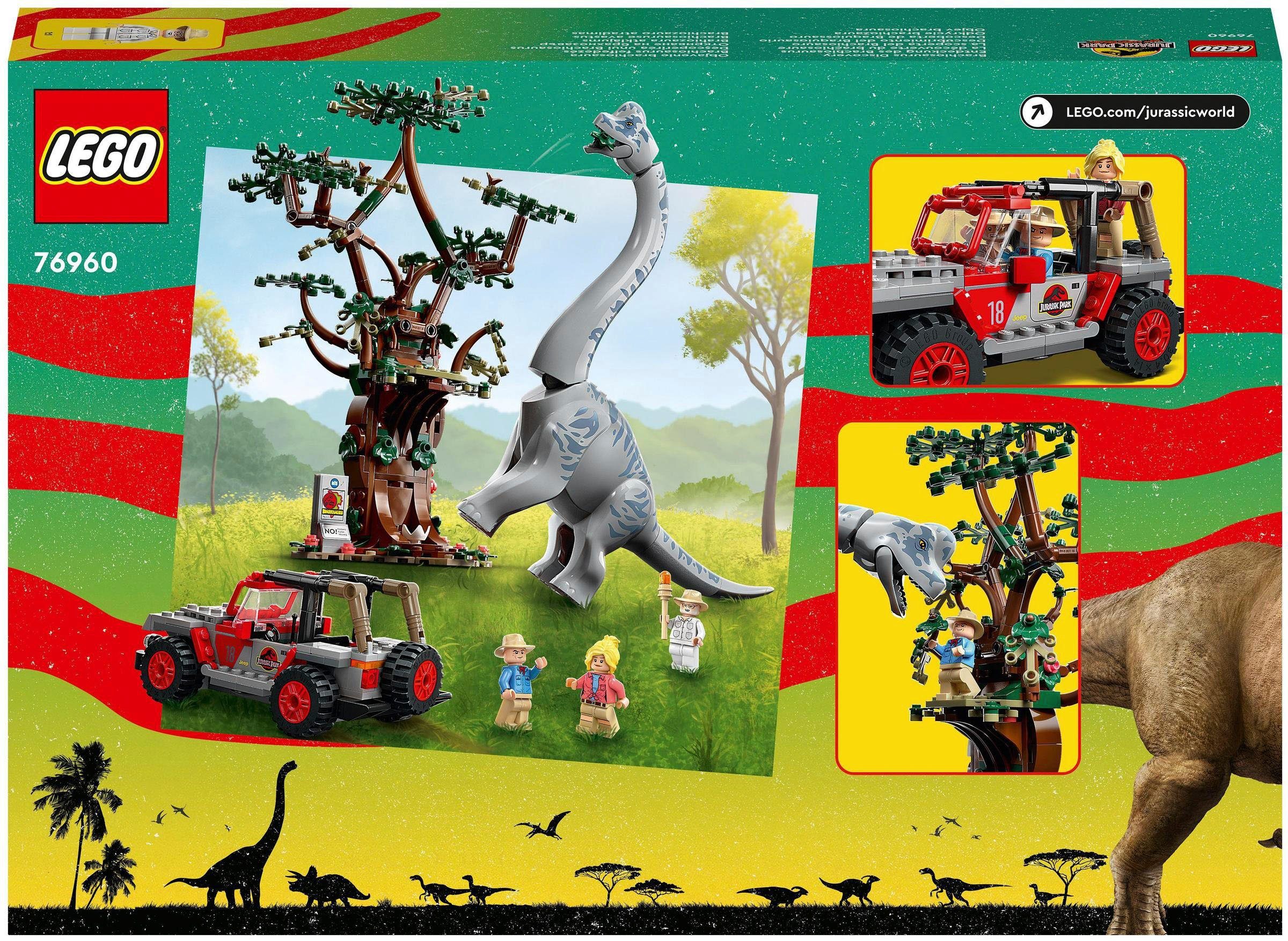 LEGO® Europe (76960), Konstruktionsspielsteine LEGO® Made des Jurassic Entdeckung Brachiosaurus (512 Park, in St),