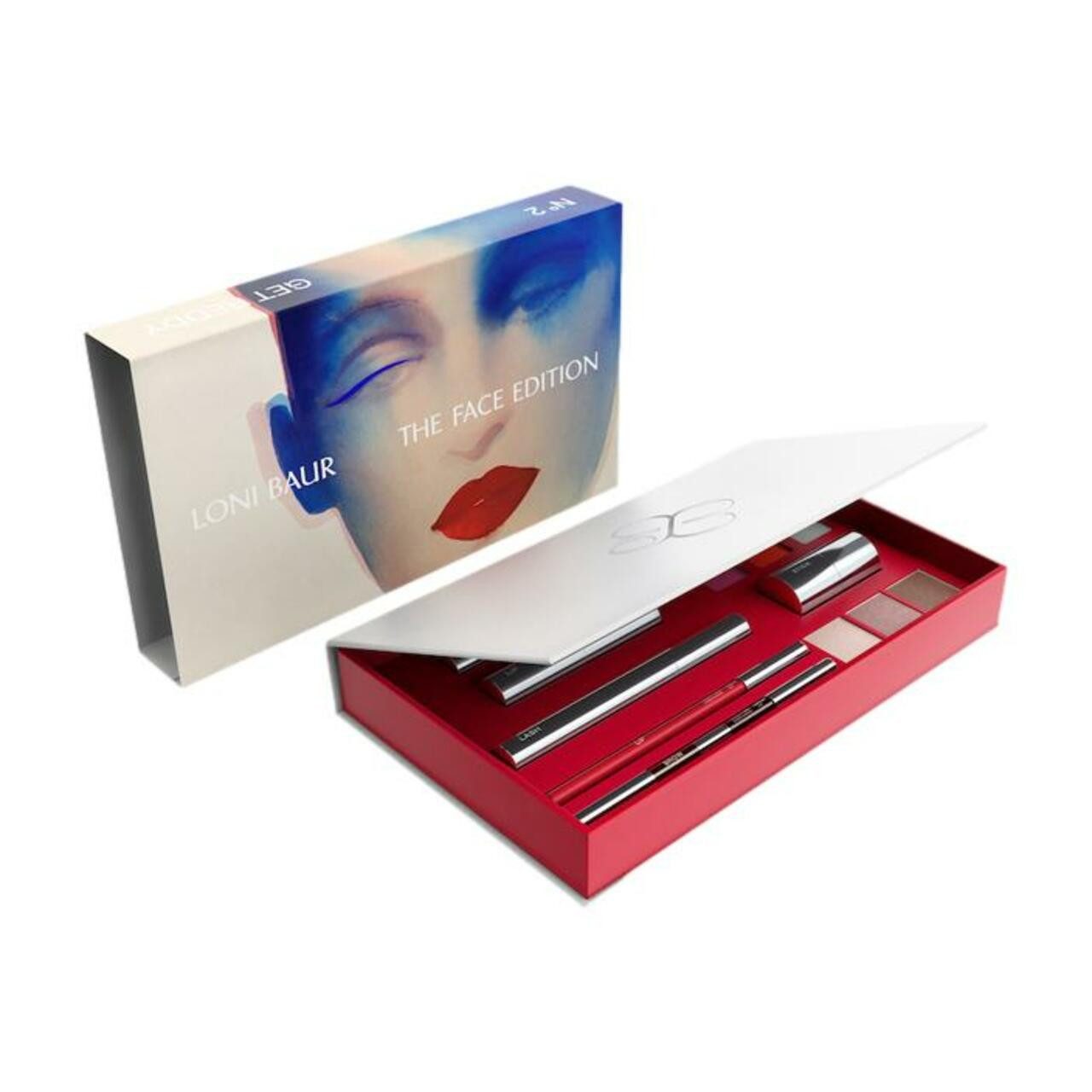 LONI BAUR Augen-Make-Up-Set The Face Edition No2 Get reddy