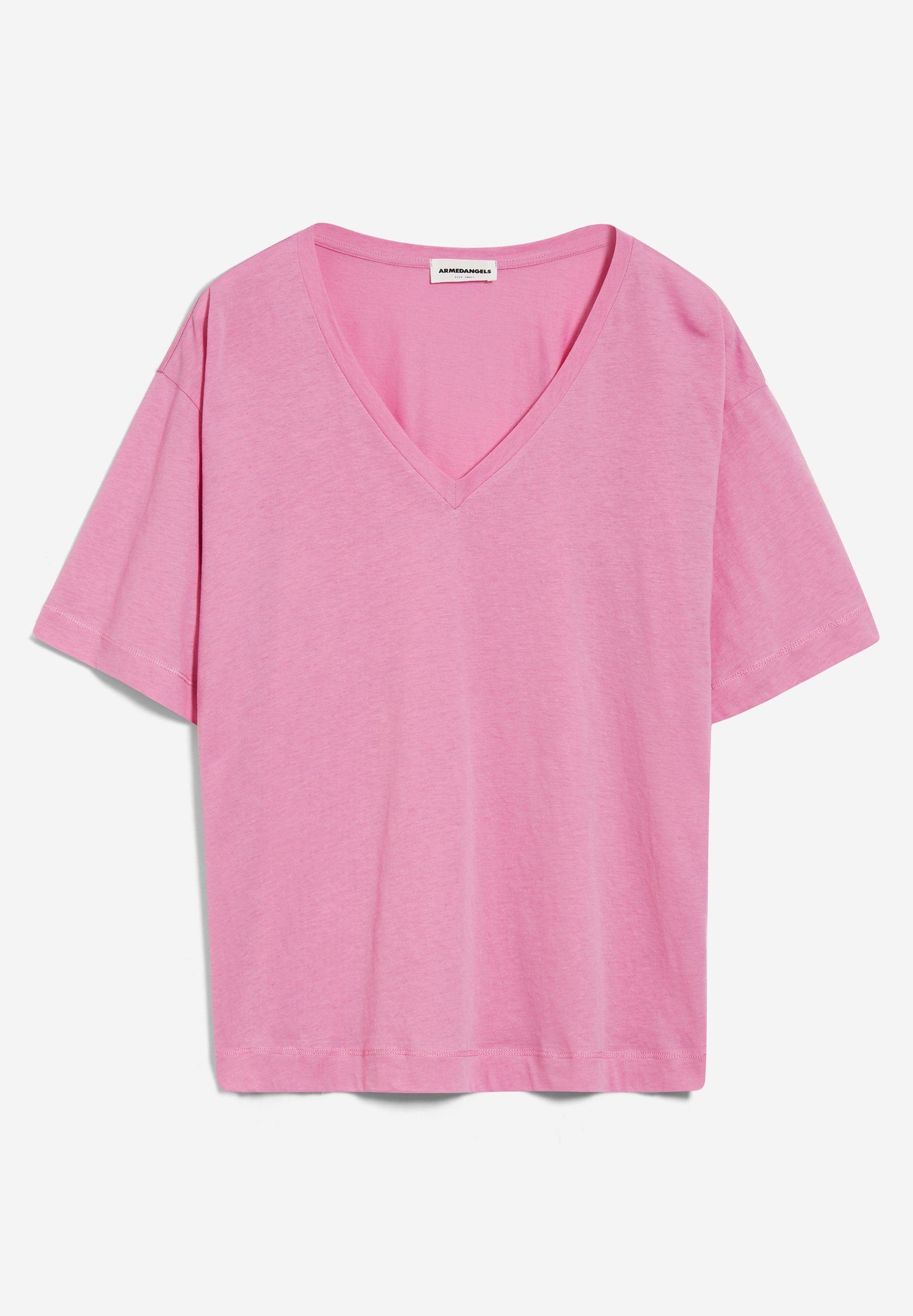 Armedangels T-Shirt DEMIKAA Damen Details Keine raspberry pink (1-tlg)