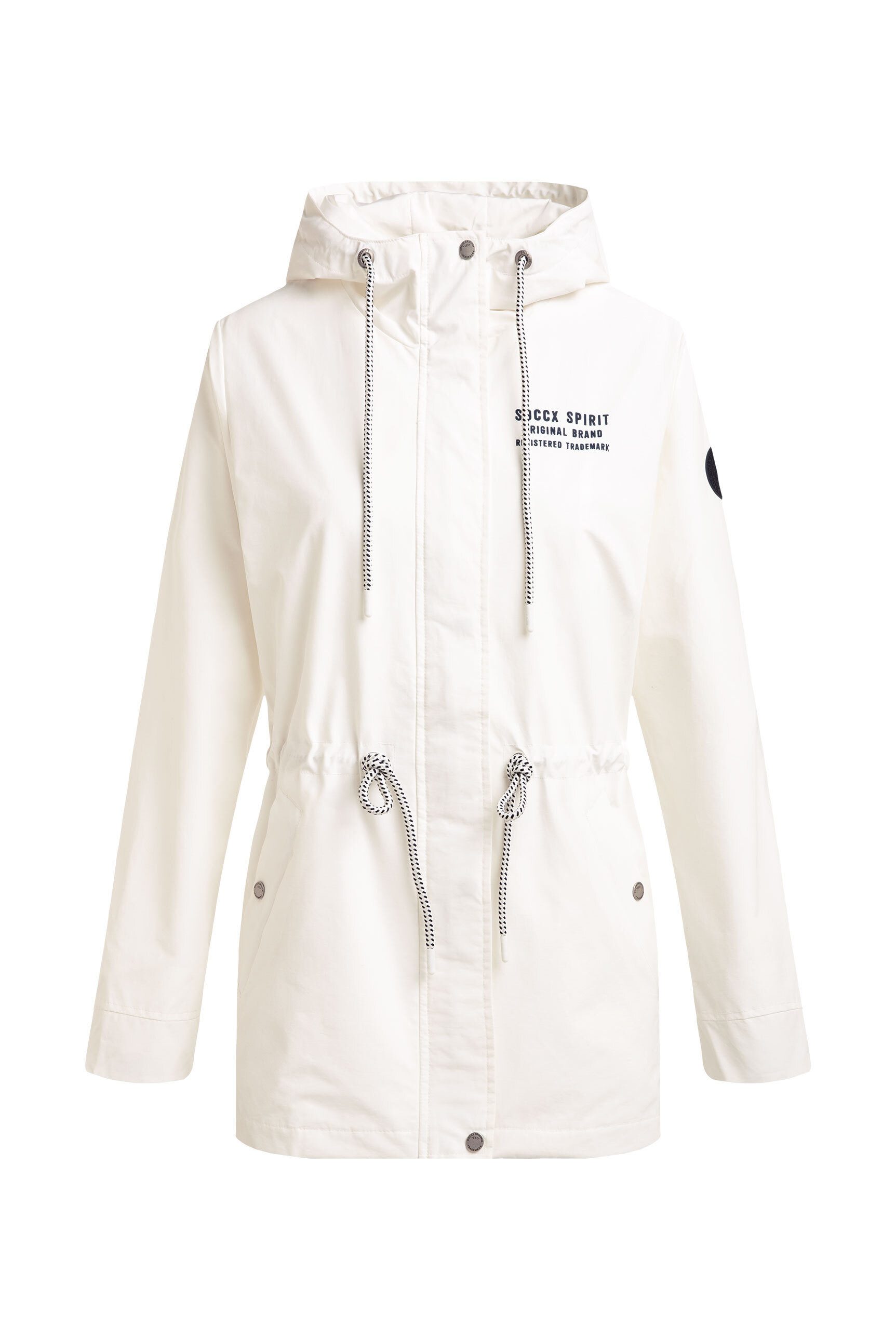 SOCCX Funktionsjacke mit Windbreaker-Bündchen und Waterproof-Eingrifftaschen