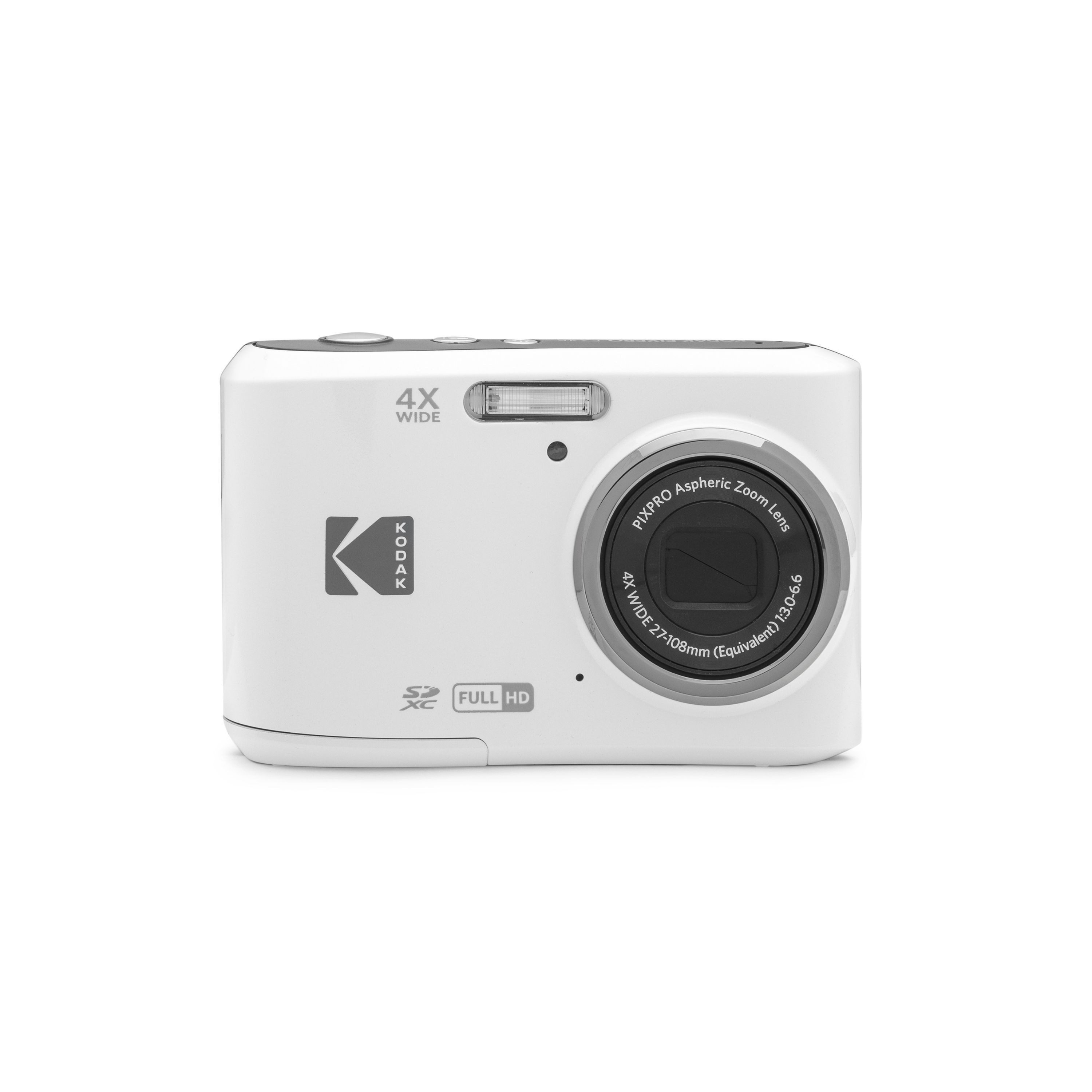 Kodak FZ45WH Kompaktkamera (16 MP, 4-fach Zoom, 28mm Weitwinkel, 2,7 Zoll LCD Display, batteriebetrieben)