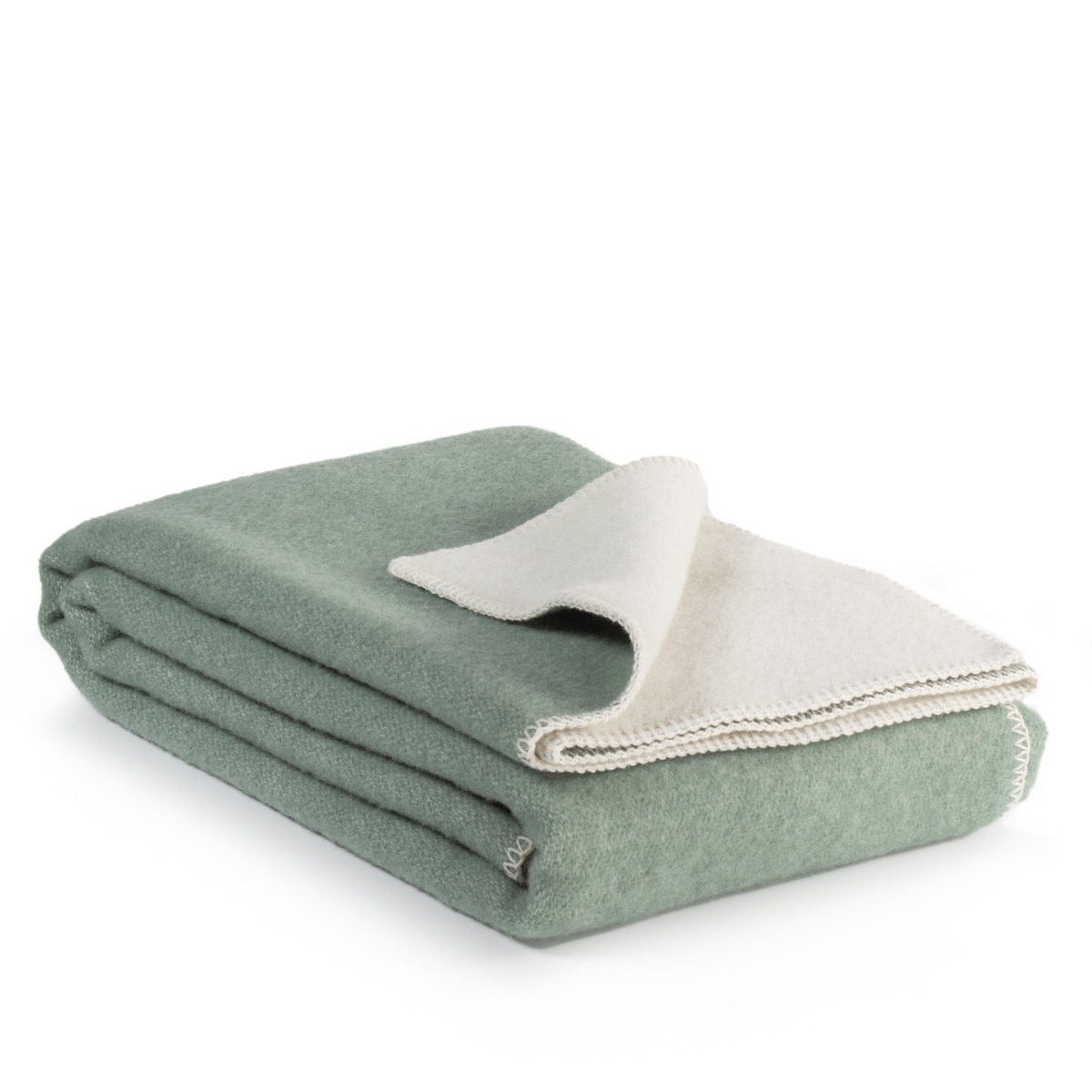 Wohndecke Wolldecke aus Wolle, cool mint, 140 x 200 cm, MoST Blankets