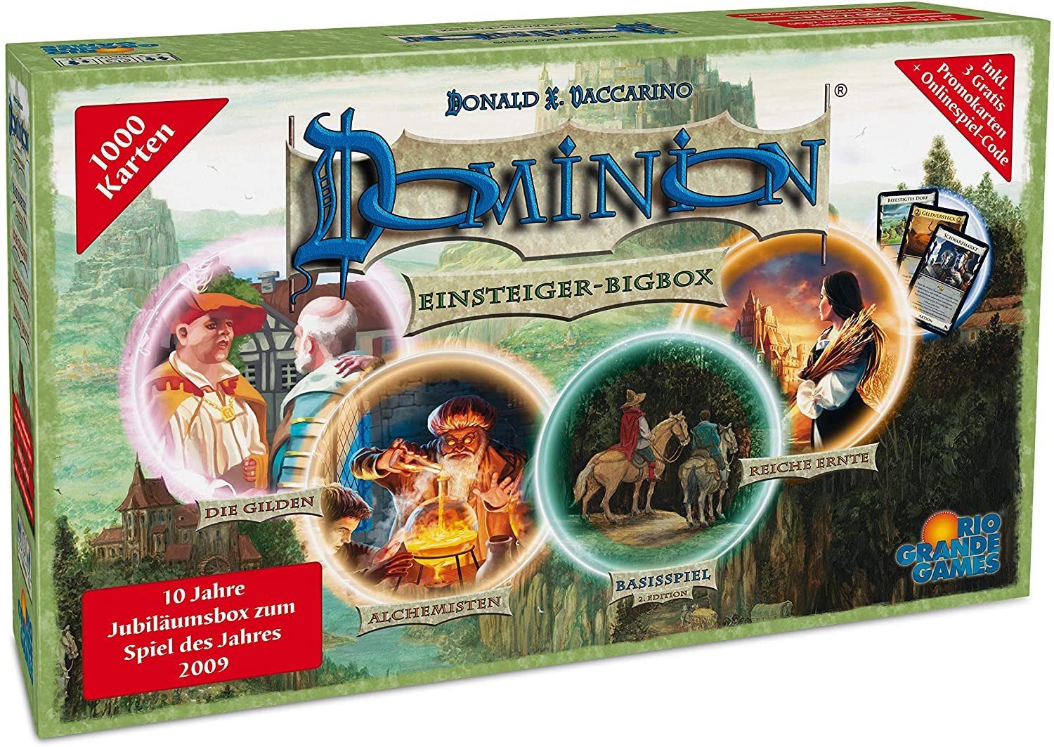 Rio Grande Games Spiel, Brettspiel RGG - Dominion Einsteiger-Bigbox