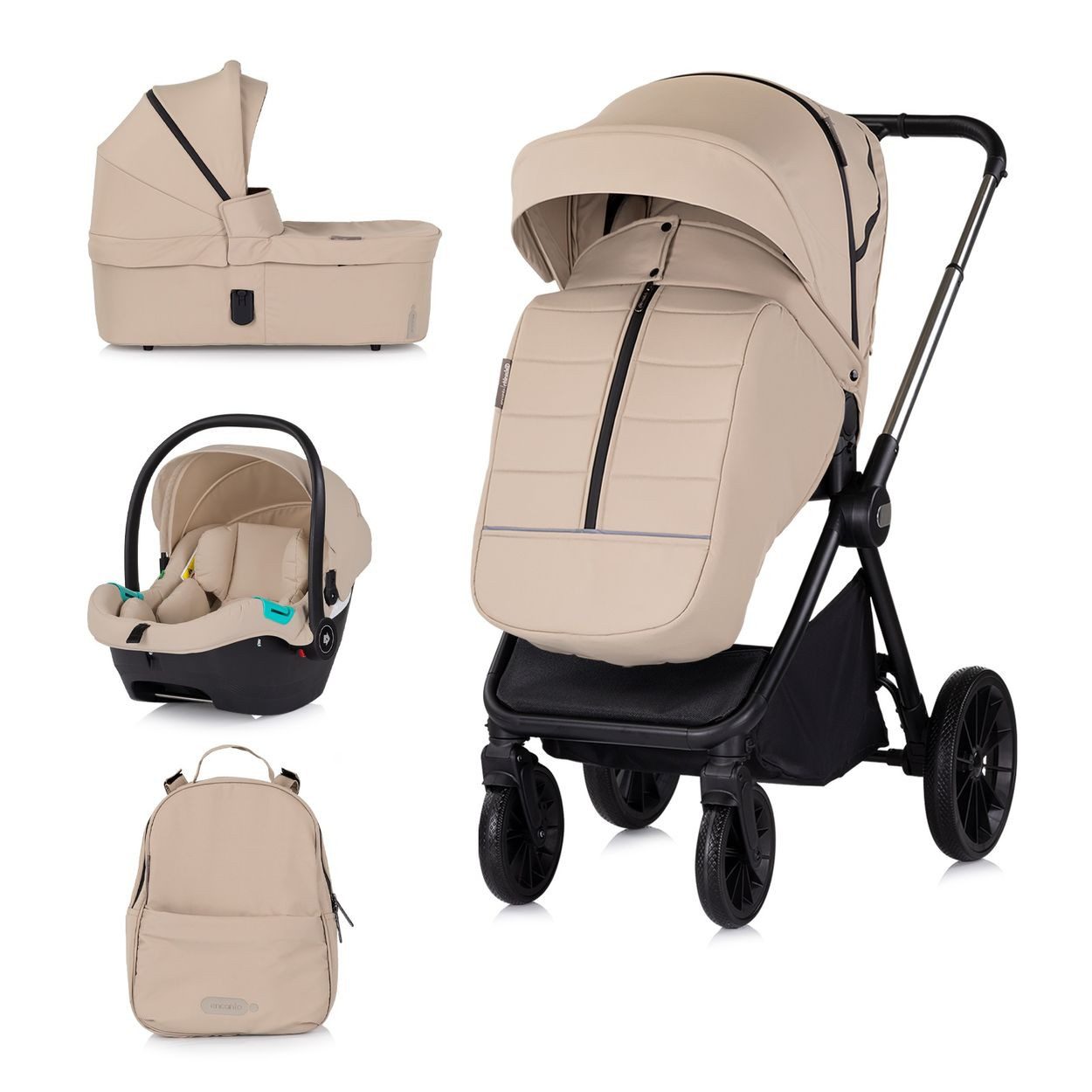 Kombi-Kinderwagen Kombikinderwagen Encanto 3in1