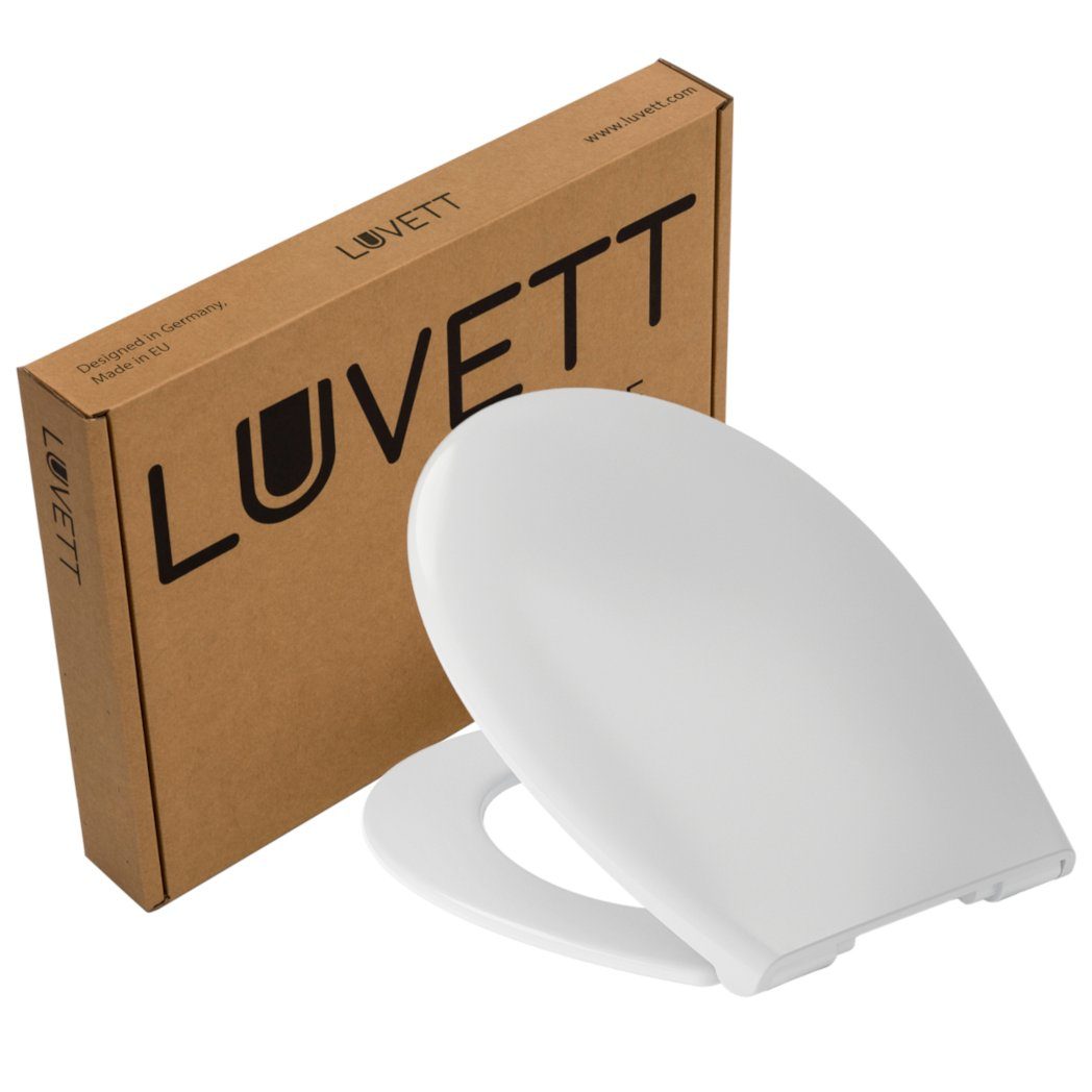 LUVETT WC-Sitz Edelweiß C290 (Komplett-Set), aus Thermoplast mit Absenkauto günstig online kaufen