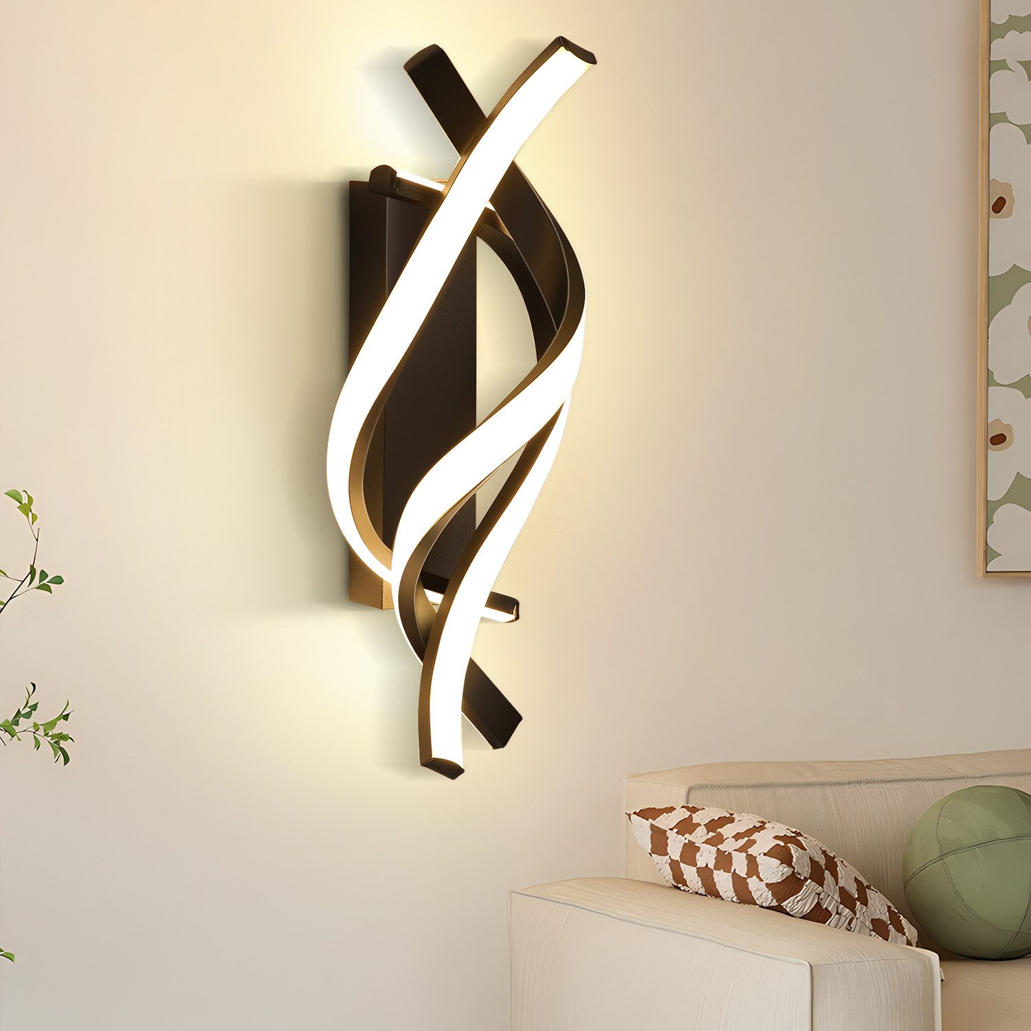 OULENBIYAR LED Wandleuchte 16W LED Außenwandleuchte, günstig online kaufen