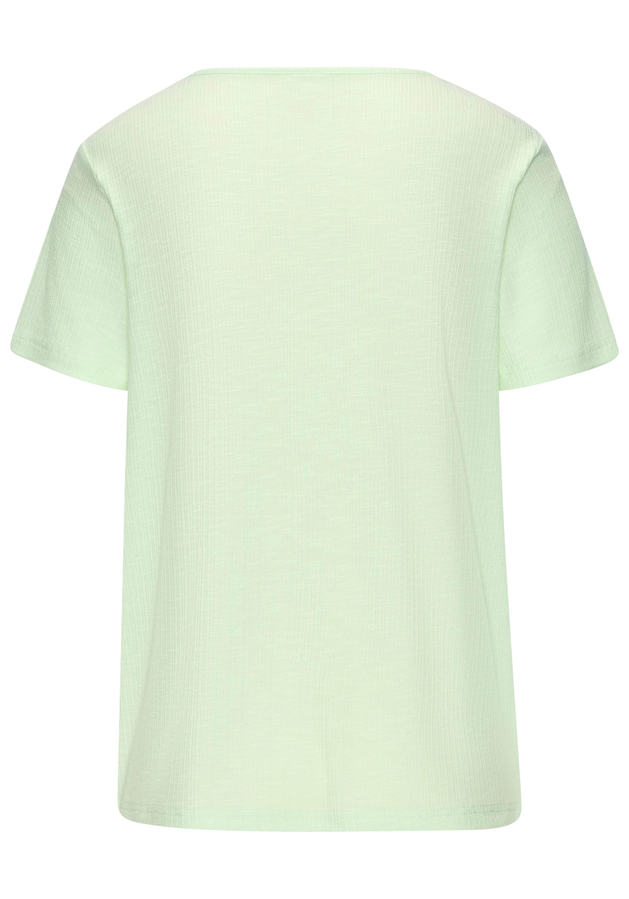Vivance T-Shirt mit modischer Rippstruktur aus günstig online kaufen