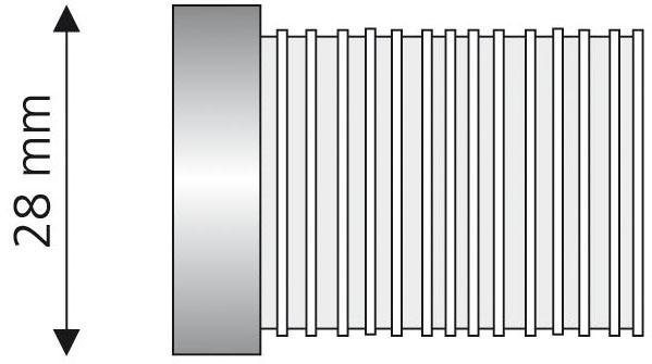 Gardinenstangen-Endstück, Liedeco, Gardinen, (Set, 2-St), für Gardinenstange Ø 28 mm-HomeTrends