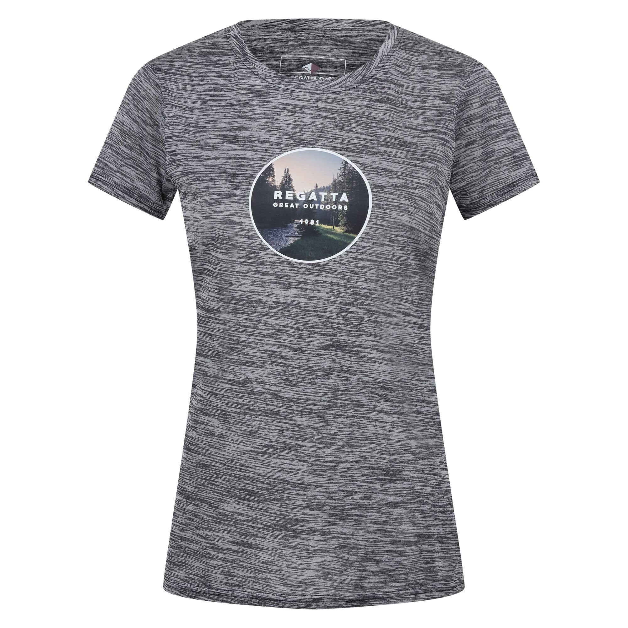 Regatta Funktionsshirt Fingal VII für Damen, schnelltrocknend und atmungsaktiv Navy Marl