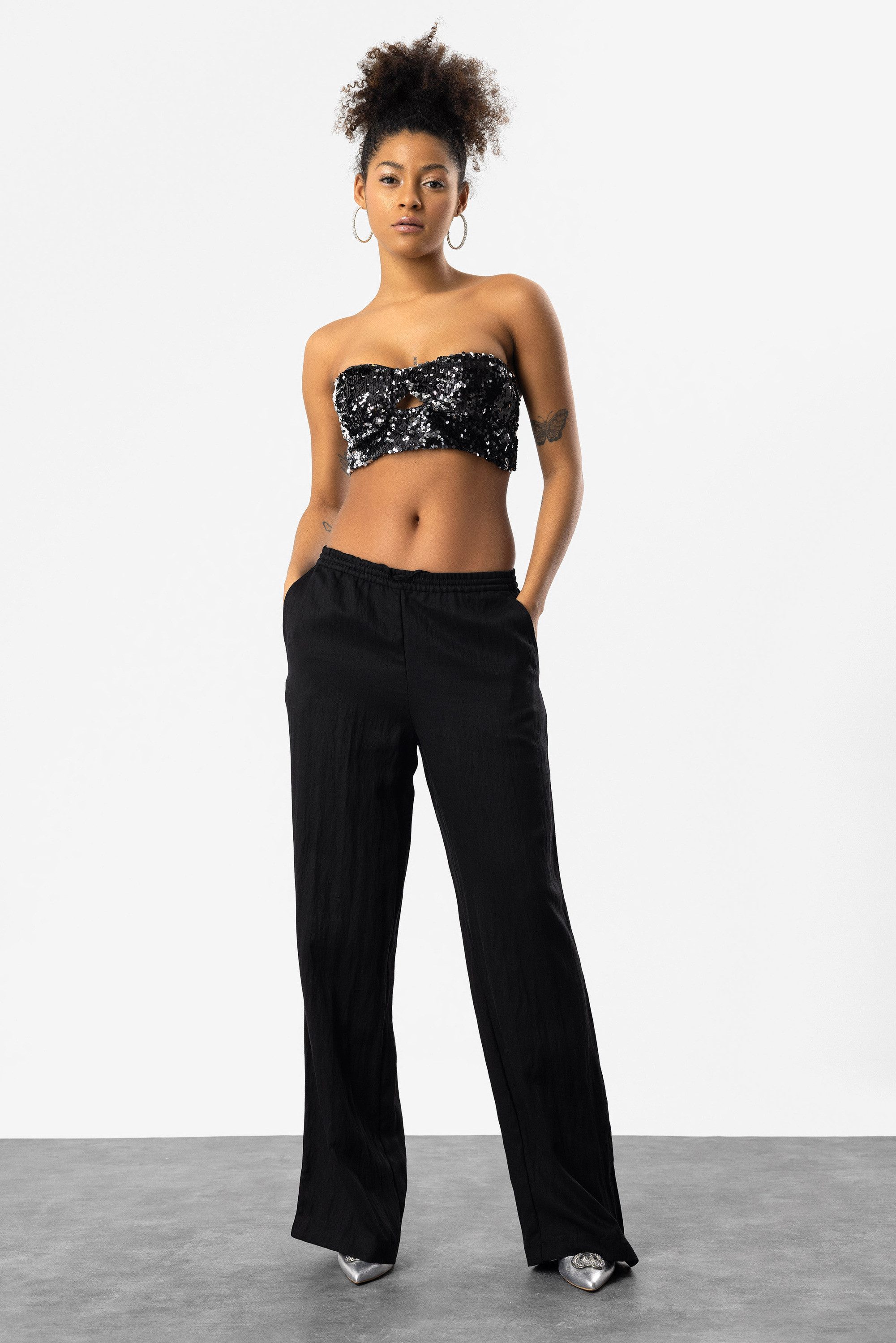 No Matter What Bandeau-BH Pailletten-Design