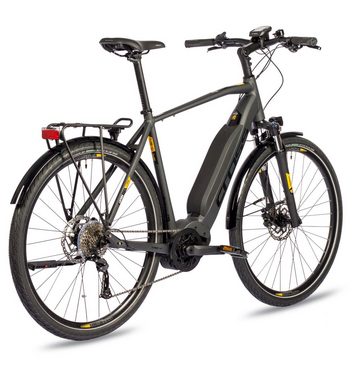 Airtracks E-Bike 28 Zoll Herren E-Bike Trekking Fahrrad LUMINA BOSCH PERFORMANCE LINE, 9 Gang, Kettenschaltung, Mittelmotor, 500 Wh Akku, SHIMANO ALIVIO RD-M3100 - 52cm 56cm - Mod. 2024