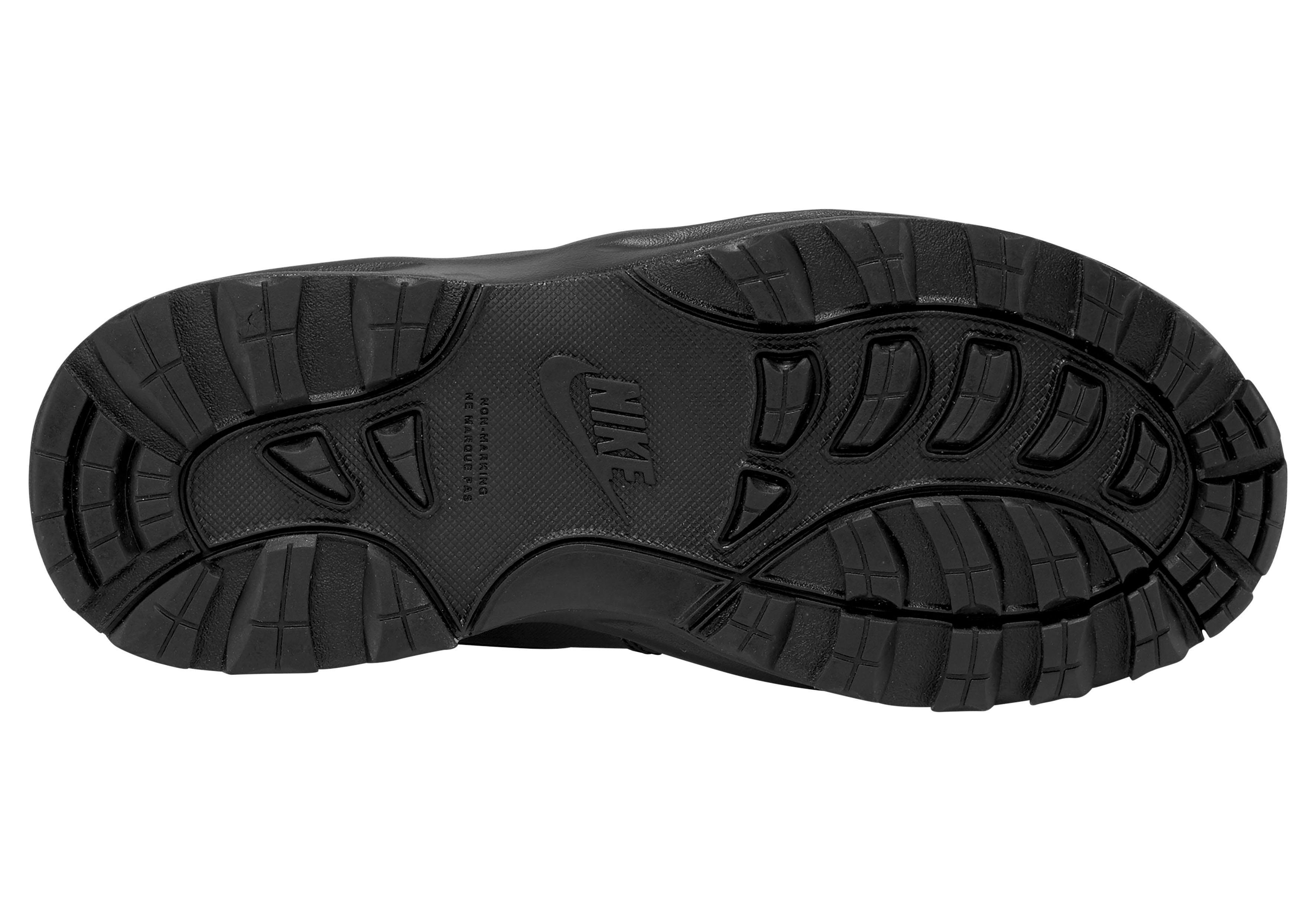 Nike Schnürboots schwarz Leather Sportswear Manoa