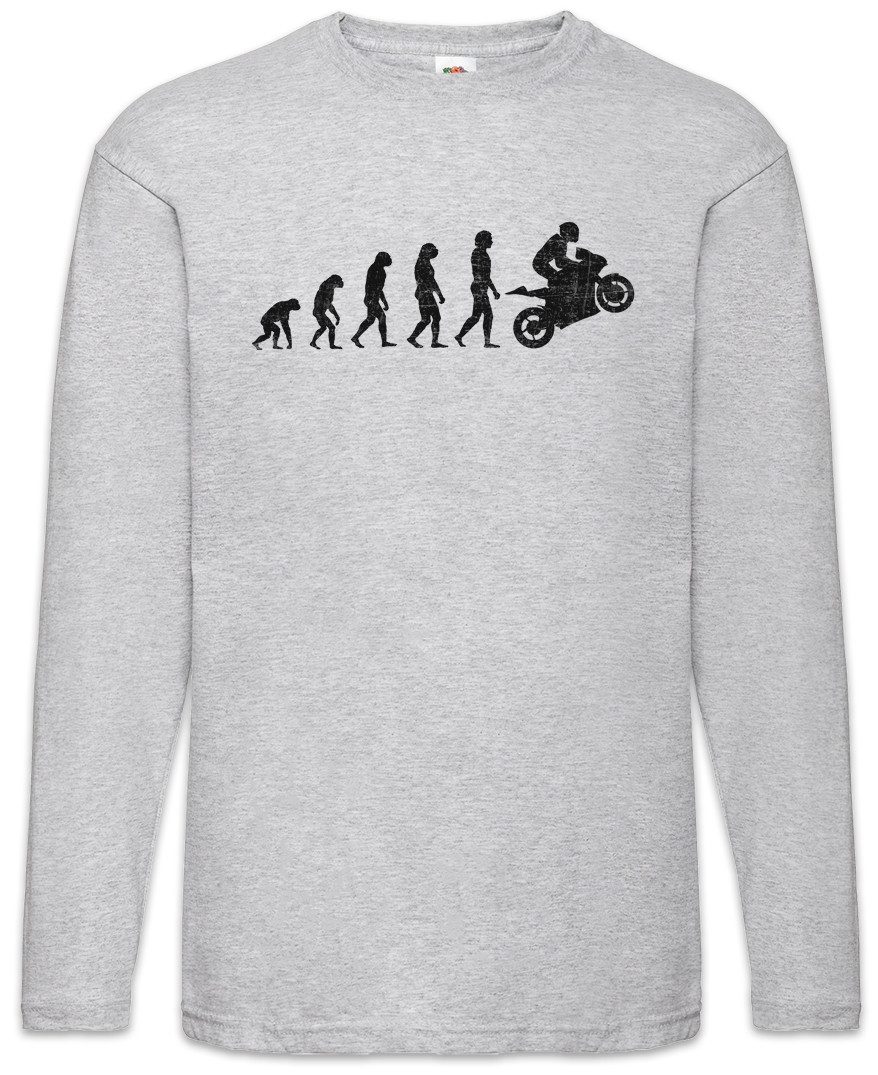 Langarmshirt Motorcycle Evolution Langarm T-Shirt Driver Fahrer Motorrad Biker