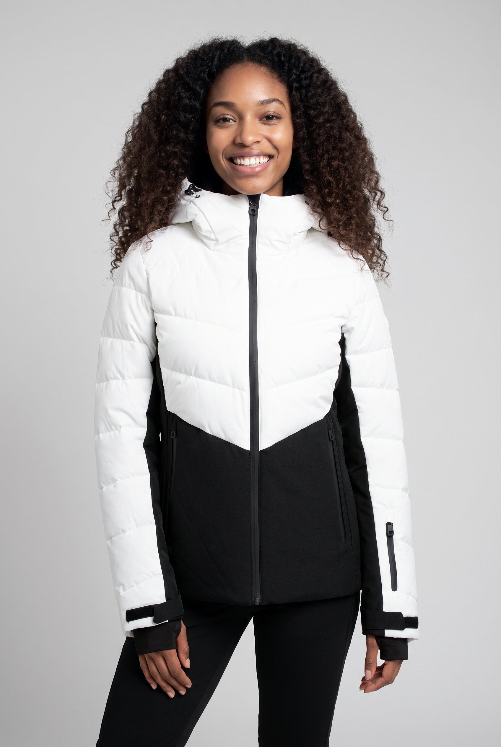 Icepeak Skijacke ICEPEAK ELLINWOOD wasserabweisendes und windabweisendes Obermaterial, mit Reißverschluss