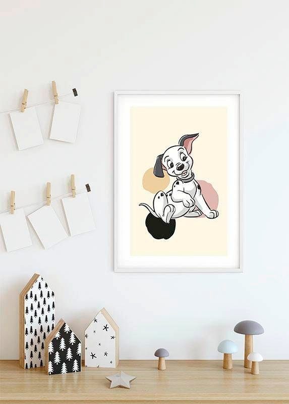 Komar St), Poster Dots, Schlafzimmer, Disney (1 101 Kinderzimmer, Wohnzimmer Dalmatiner