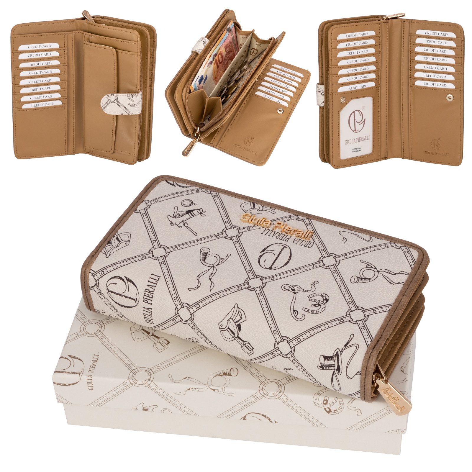 Giulia Pieralli Geldbörse Giulia Pieralli Damen Geldbörse Geldbeutel Brieft günstig online kaufen