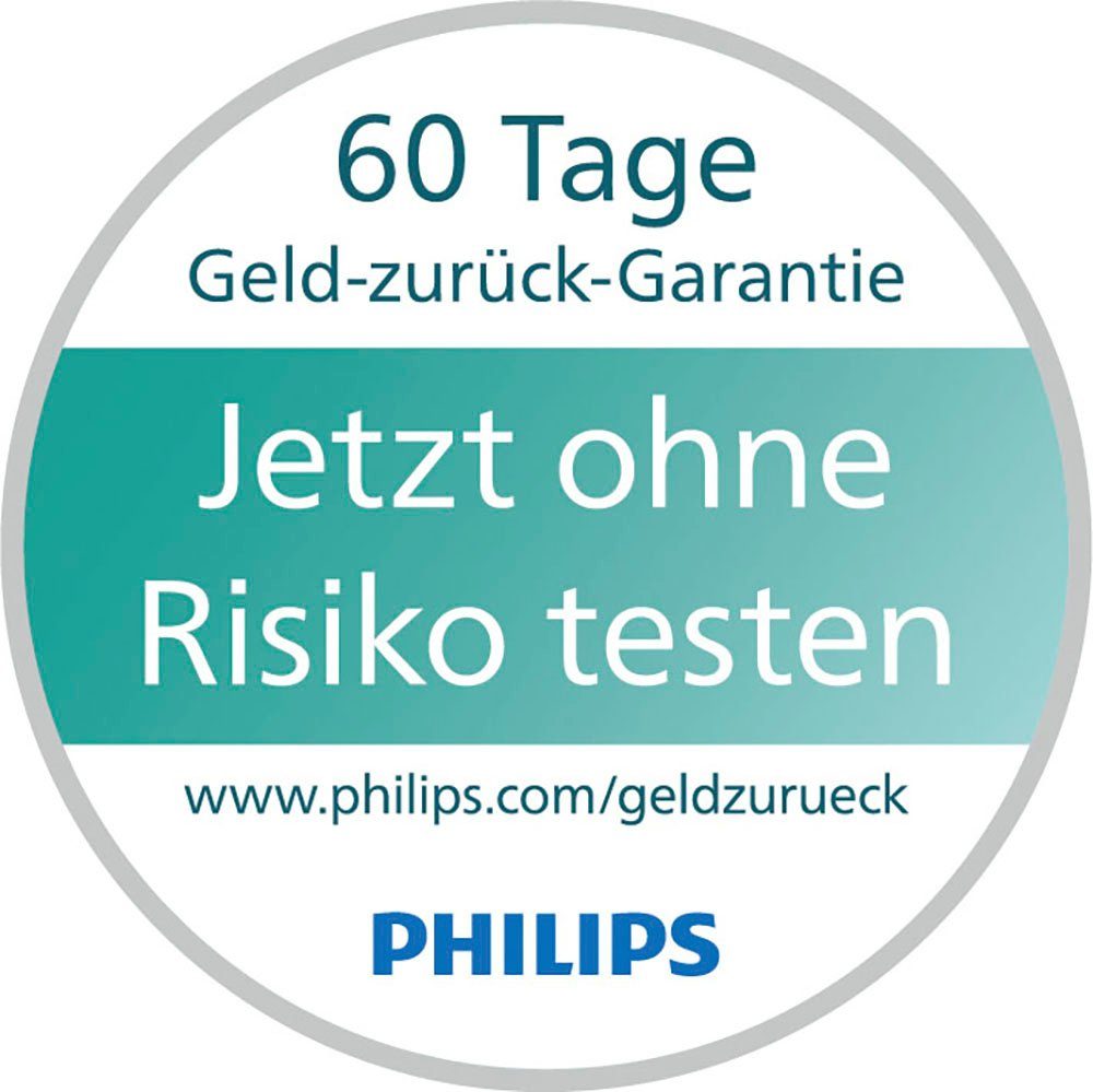 Philips Sonicare Elektrische Zahnbürste Schalltechnologie, 2 St., Putzprogramm inkl. mit Clean ProtectiveClean HX6807/51, 4300 Aufsteckbürsten