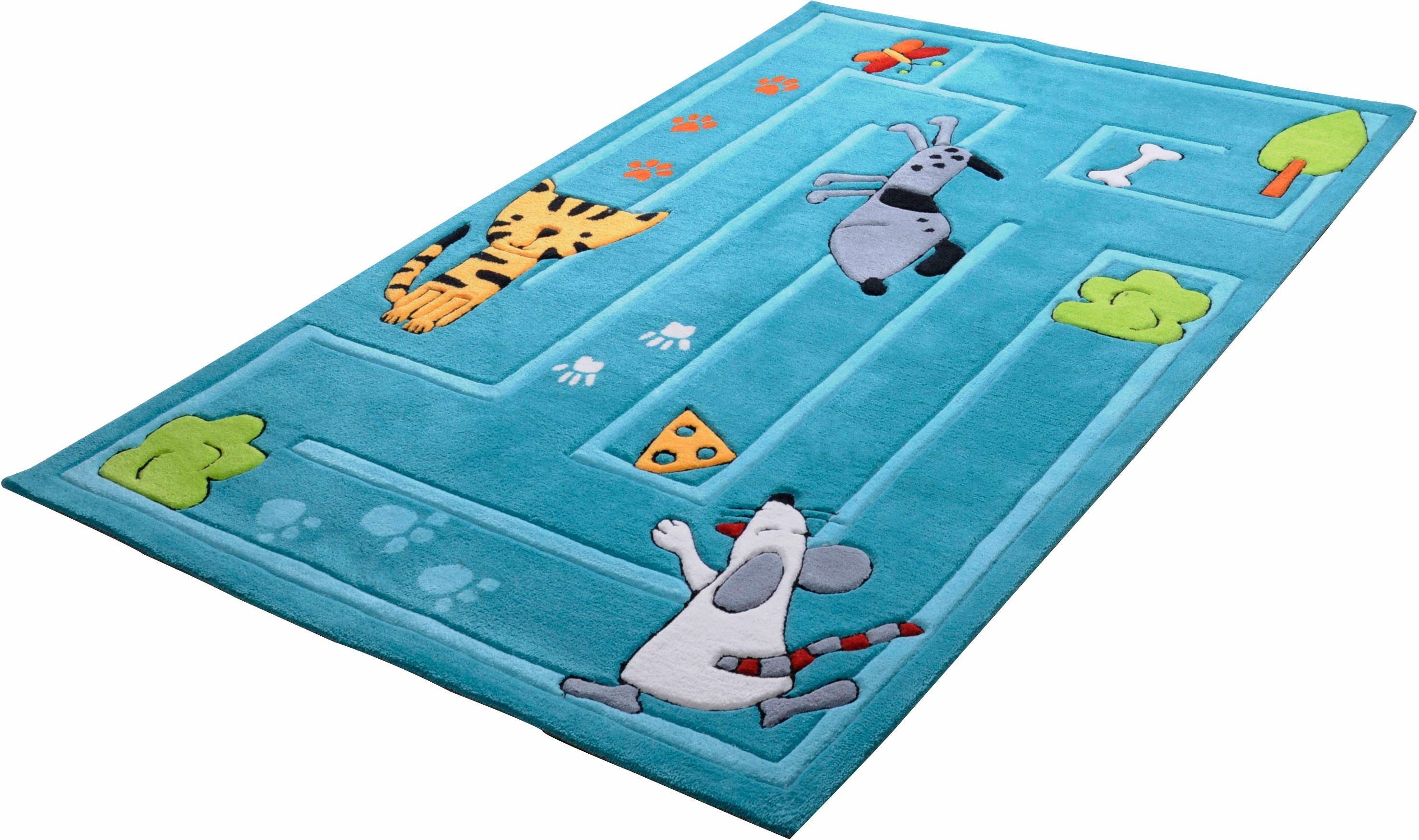 Kinderteppich »Kindergarten«, THEKO, rechteckig, Höhe 14 mm, Kurzflor
