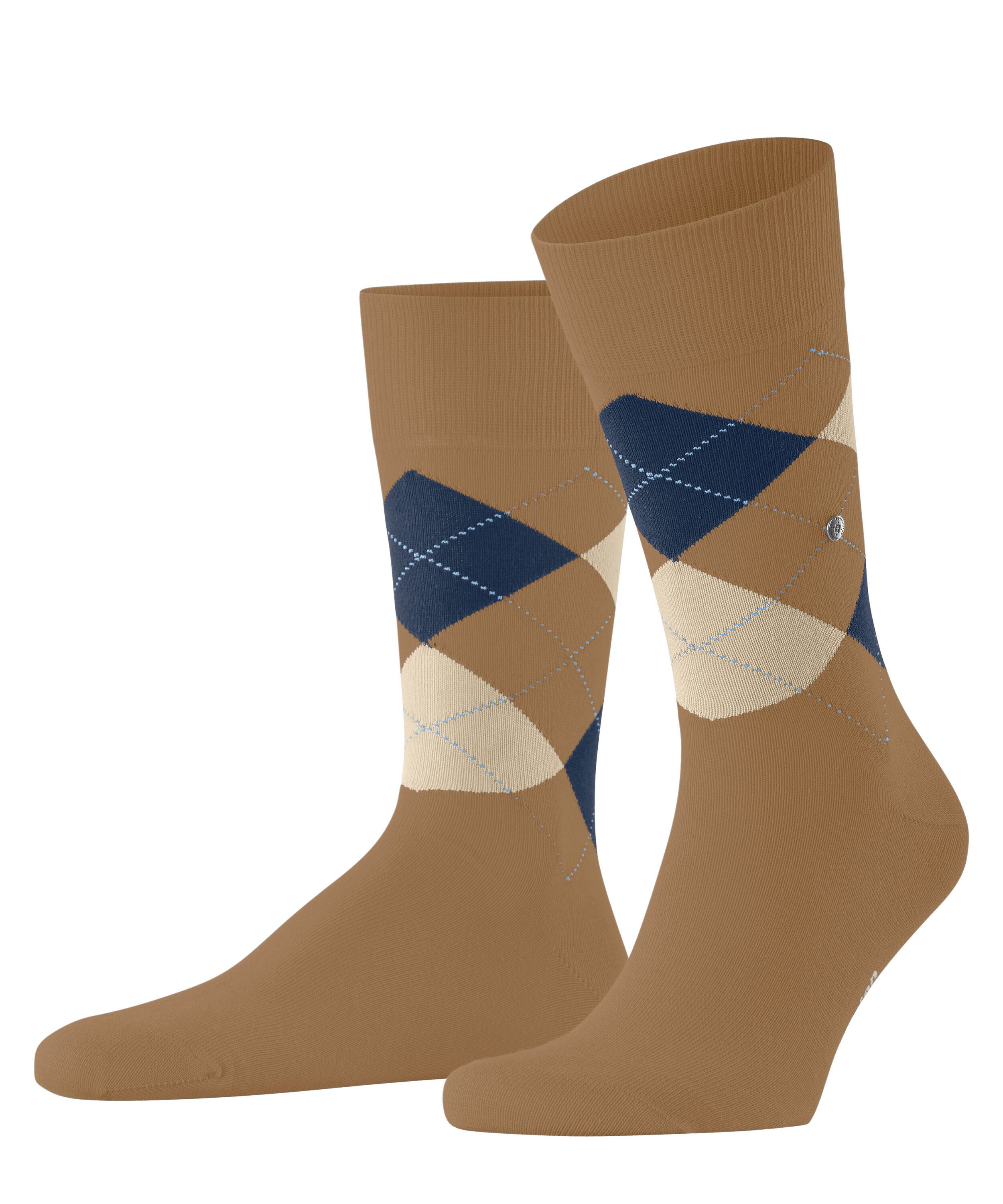 Burlington Socken Hellblau mit Argyle-Muster günstig online kaufen
