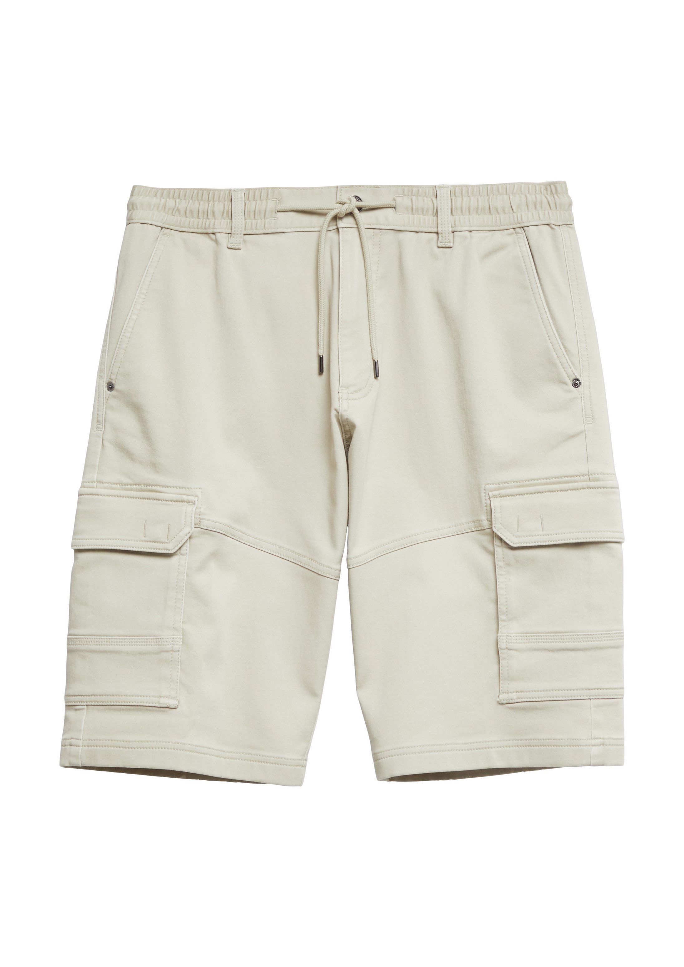 s.Oliver Shorts Bermuda FILE Cargo-Bermuda im Relaxed Fit mit Elastikbund