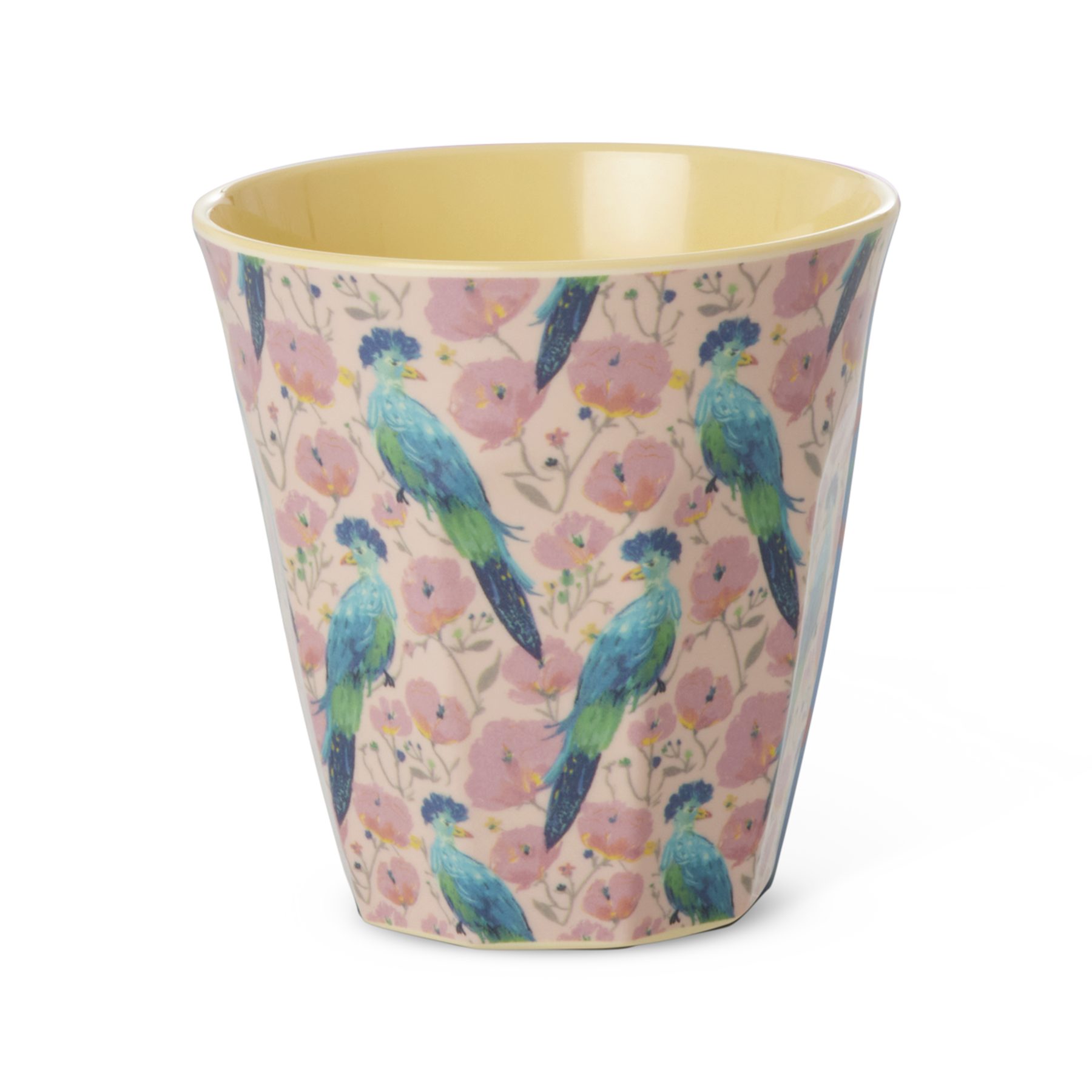 rice Kinderbecher Rice Melamin Becher Medium - Exotic Bird Print, Melamin
