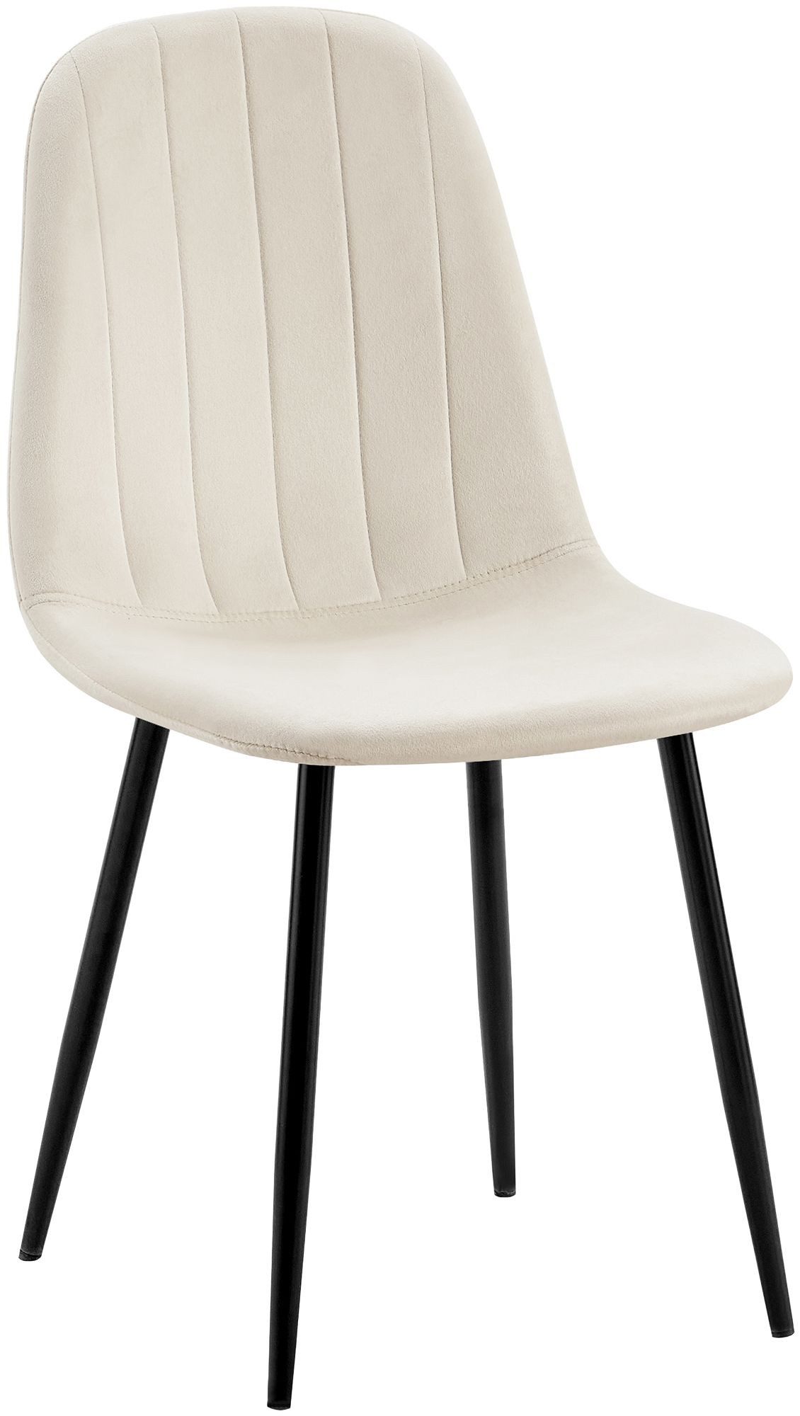 furnicato Esszimmerstuhl Baxter 88x45x54 cm cremeweiß (1 St)