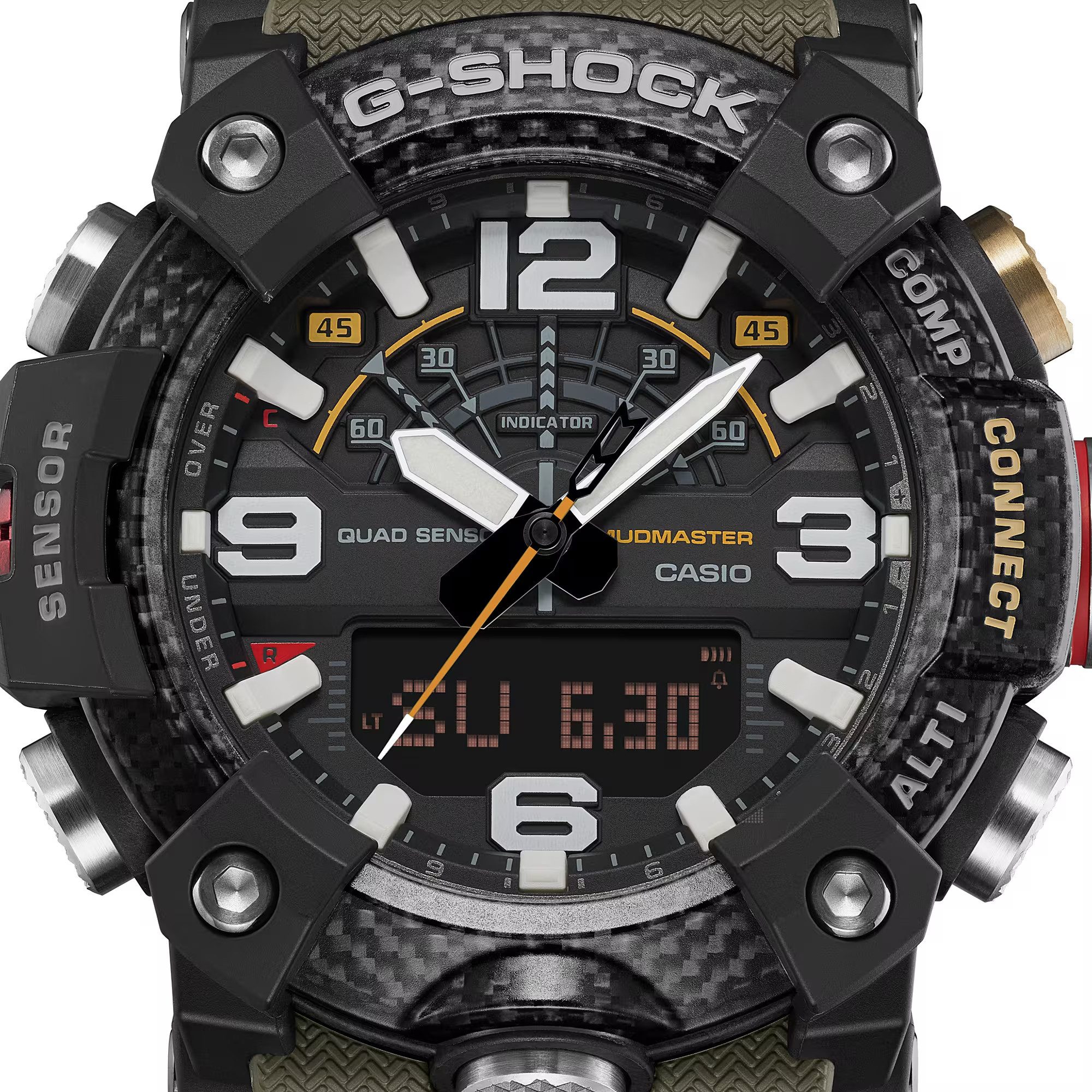 CASIO G-SHOCK Multifunktionsuhr Herrenuhr Casio G-Shock MASTER OF G MUDMASTER