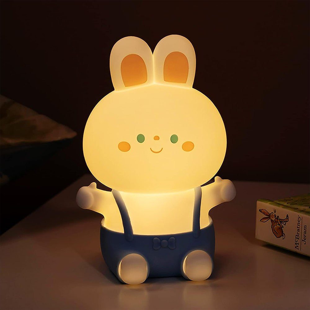 MOUTEN LED Nachtlicht Kaninchen-Kindernachtlicht, Augenschutzlicht und Schlaflicht, Dekoratives Nachtlicht für Schlaf- und Kinderzimmer.