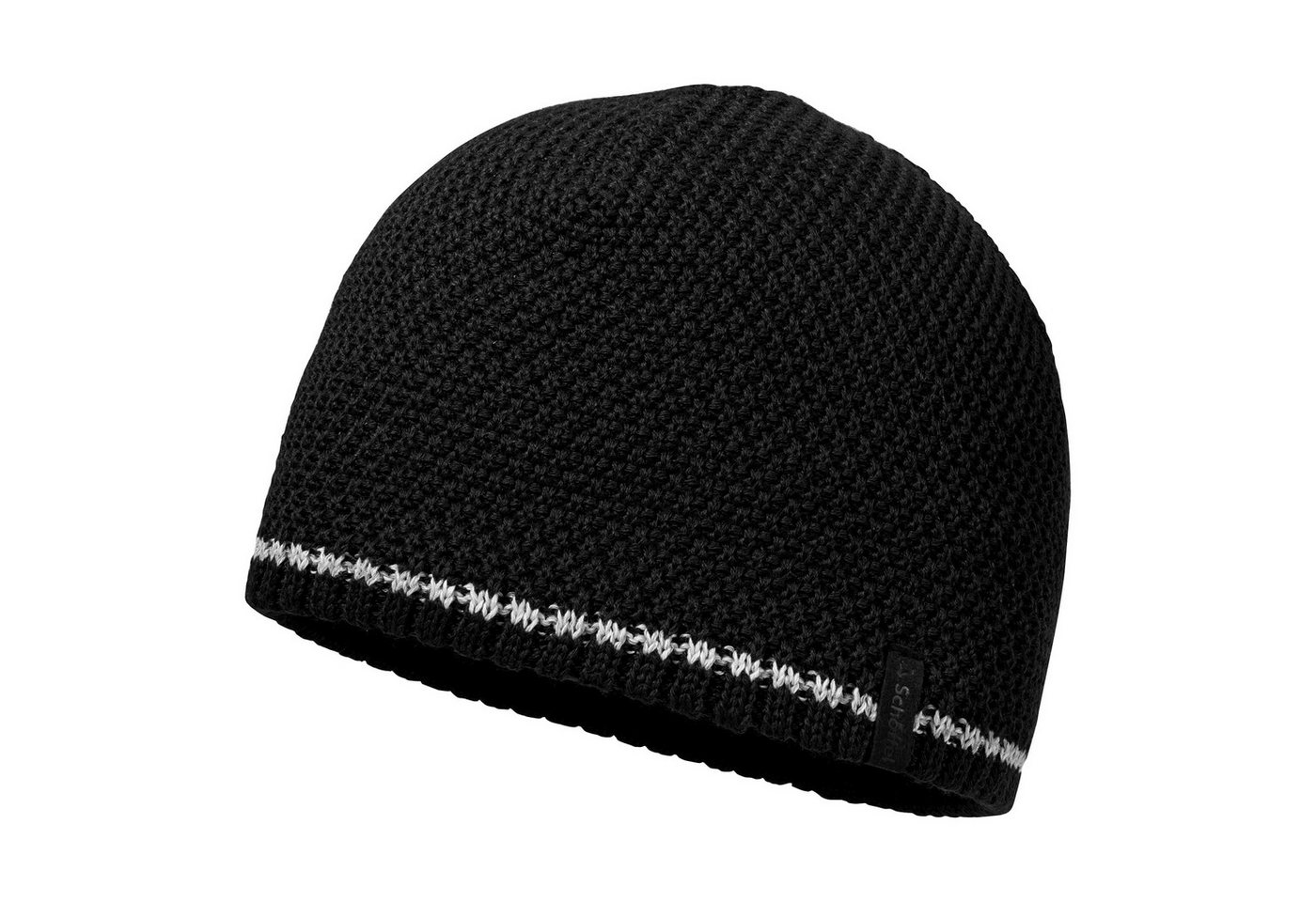 Schöffel Strickmütze Hat Style Wildkar All mit aufgenähter Logo-Fahne