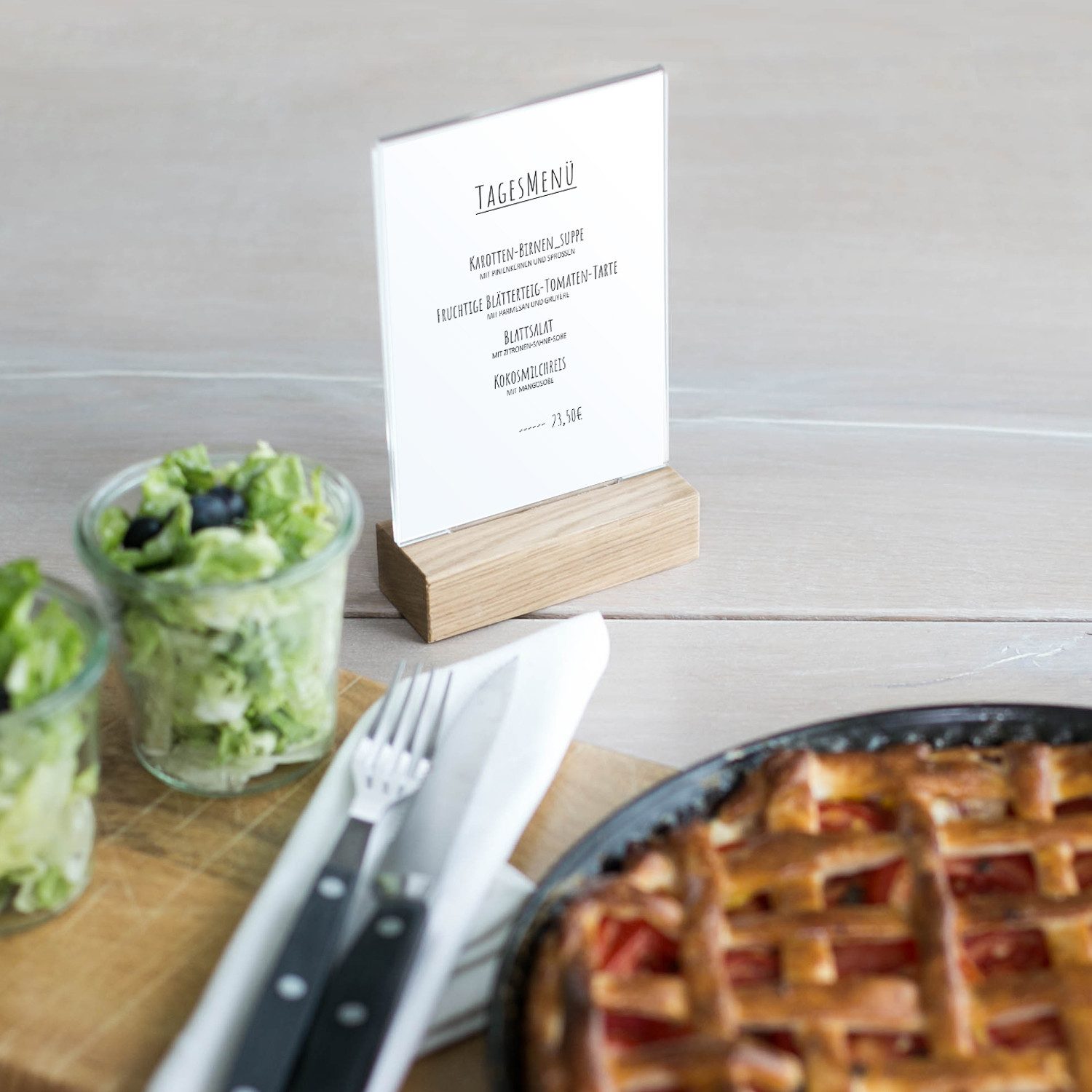 HMF Einzelrahmen 4694 Acryl Tischaufsteller, für 1 Bilder (1 St), T-Ständer günstig online kaufen