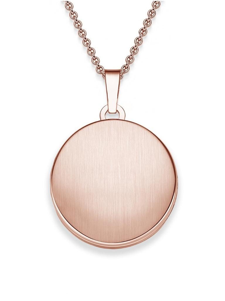 Amoonic Amulett Medaillon Rund zum Öffnen für Bilder Silber 925 Kette für F günstig online kaufen