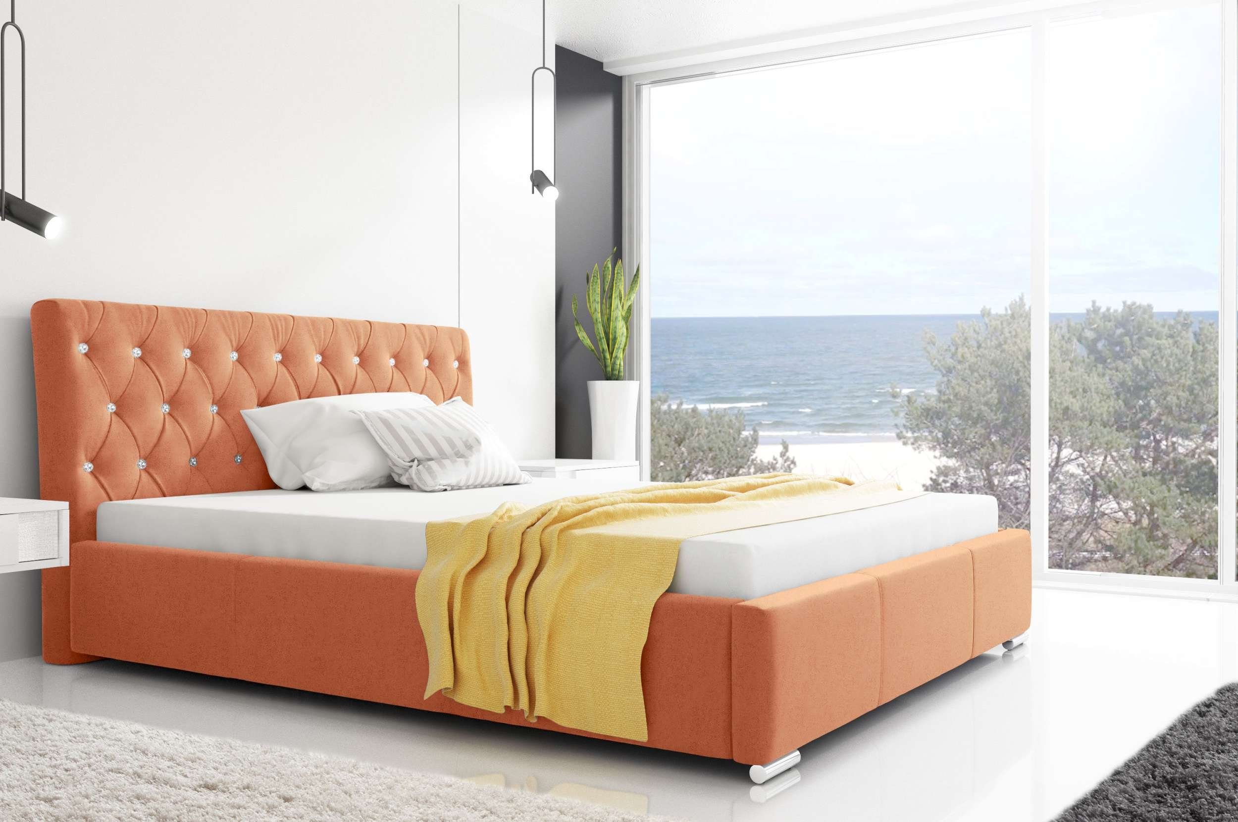 99rooms Polsterbett Kevin (Schlafzimmerbett, Bett), 120/140/160/180/200x200 günstig online kaufen